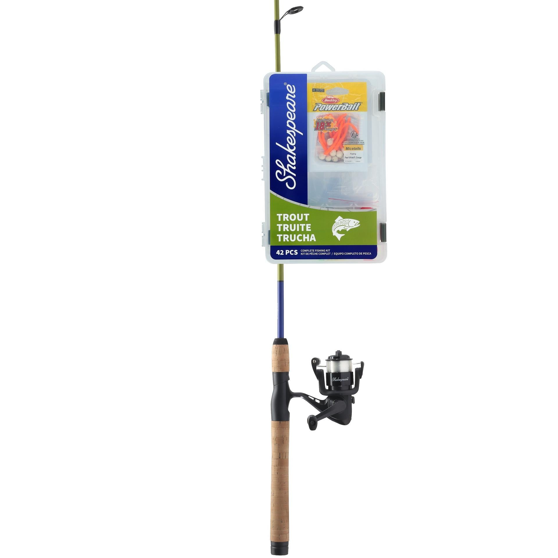 Catch More Fish® Trout West Spinning Rod - Premium Lightweight Fishing Pole for Trout, Bass & Panfish - Ideal for Freshwater Lakes, Rivers & Streams Fishing