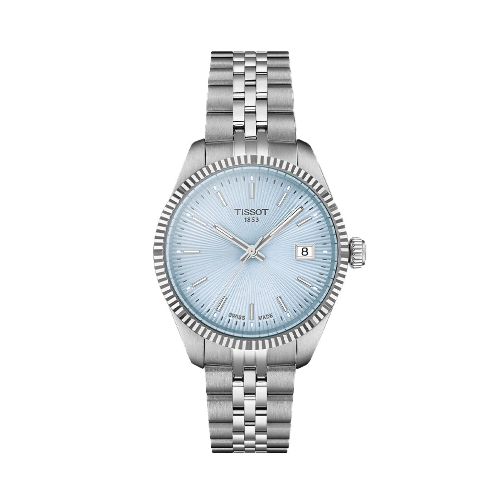 Ballade 34mm Light Blue Quartz Watch with Stainless Steel Bracelet – Perfect for Casual Wear, Office & Everyday Use