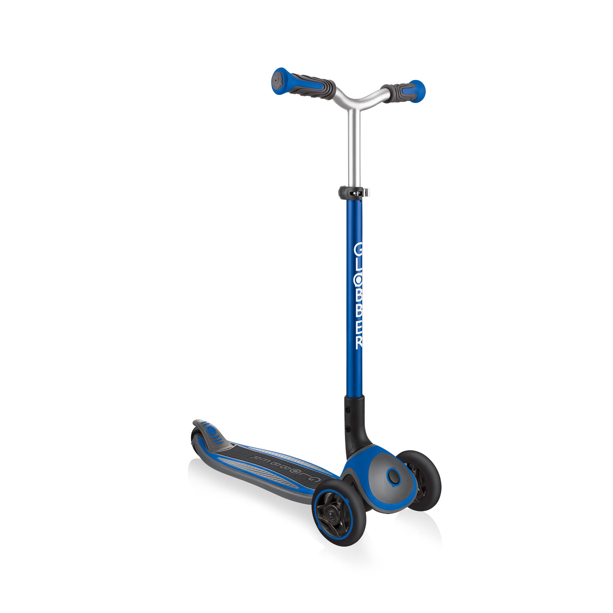 Globber Master 3-Wheel Adjustable Kick Scooter for Kids Ages 4-14 | No Assembly Required | Safe Outdoor Toy for Boys & Girls | Perfect Birthday & Christmas Gift for Kids & Teens | Great for Commuting, Park Rides & Neighborhood Fun
