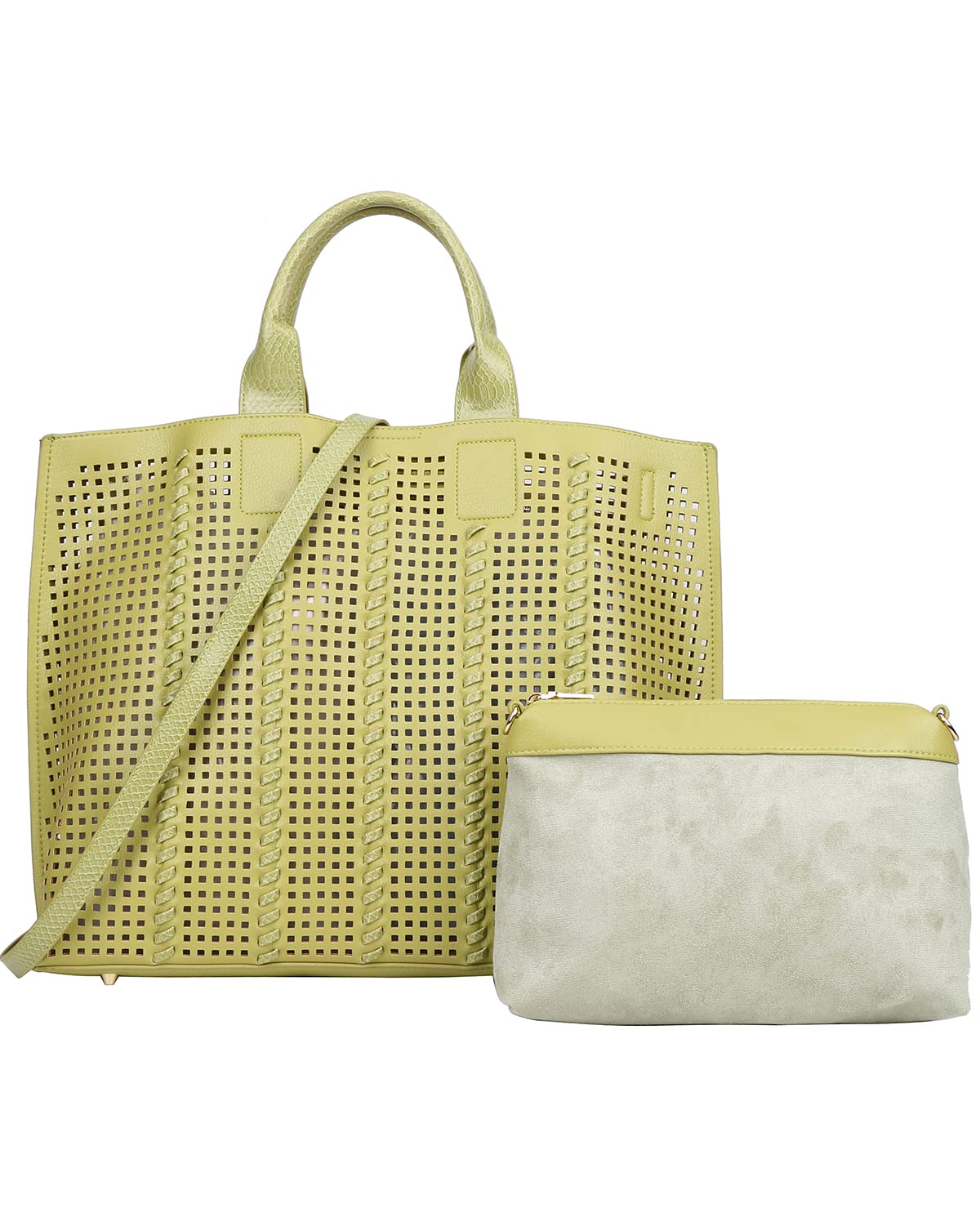 MACCINELO Large Woven Tote Bag for Women - Stylish Beach Bag with Zipper & Tassel - Perfect for Summer Travel, Vacation, Shopping & Daily Use