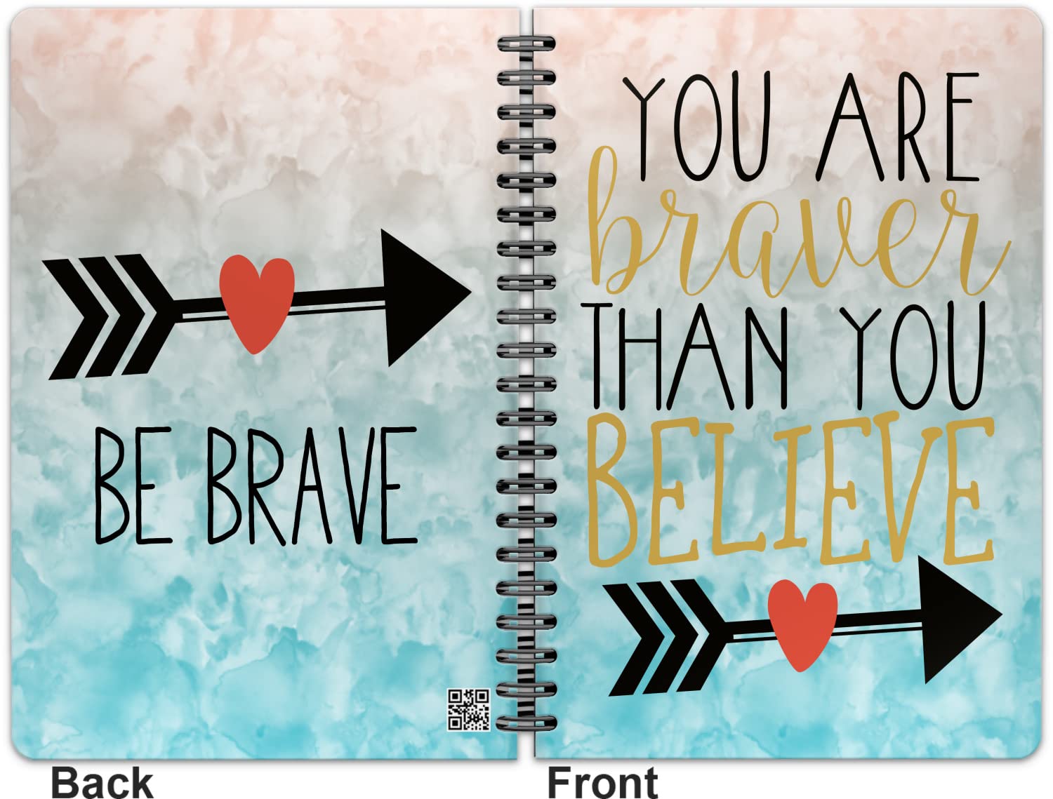Personalized Inspirational Quotes Spiral Notebook - 7x10