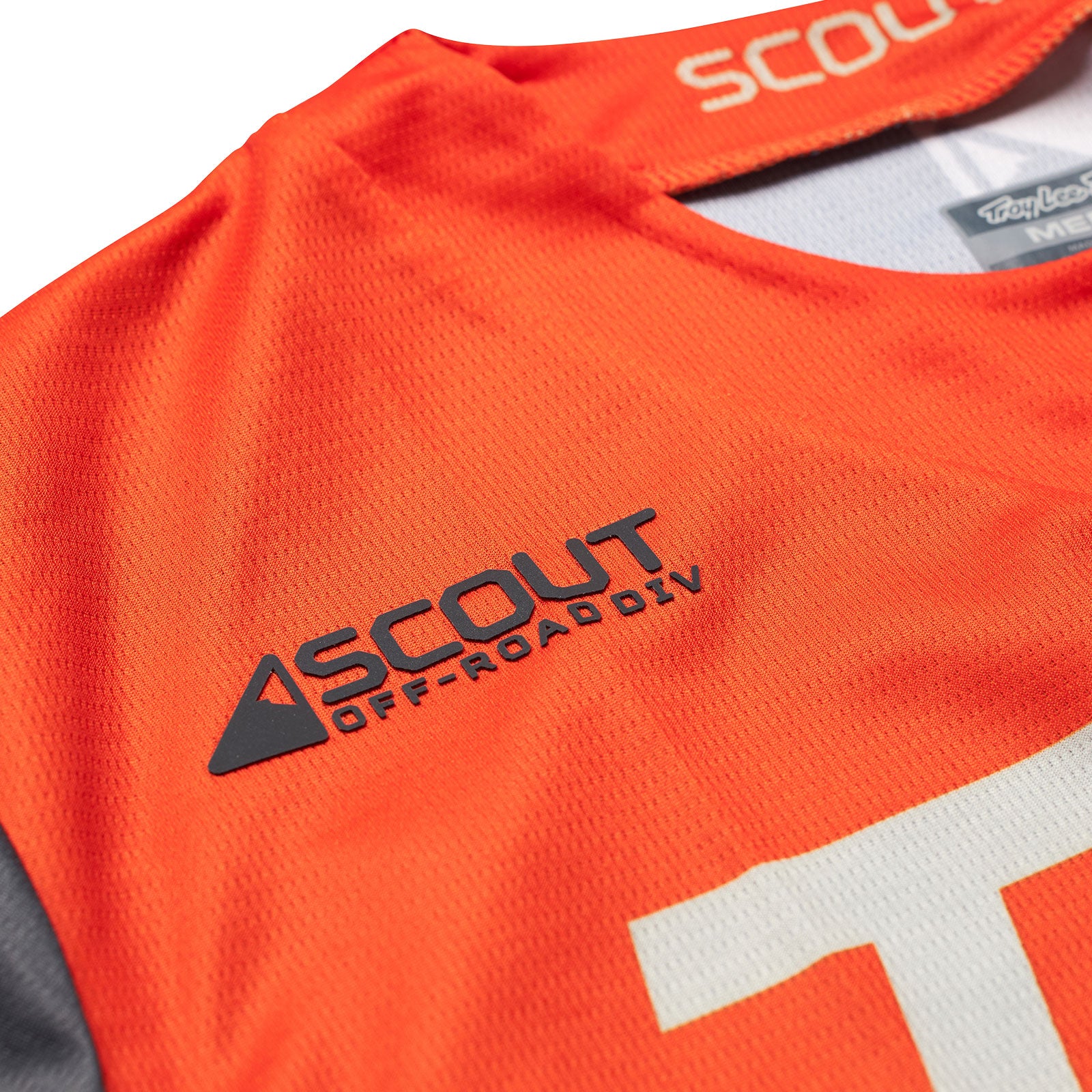 Scout GP Jersey Recon Neon Orange & Gray - Durable Motocross Jersey for Off-Road Racing & Trail Riding - Perfect for MX, ATV & Dirt Bike Enthusiasts
