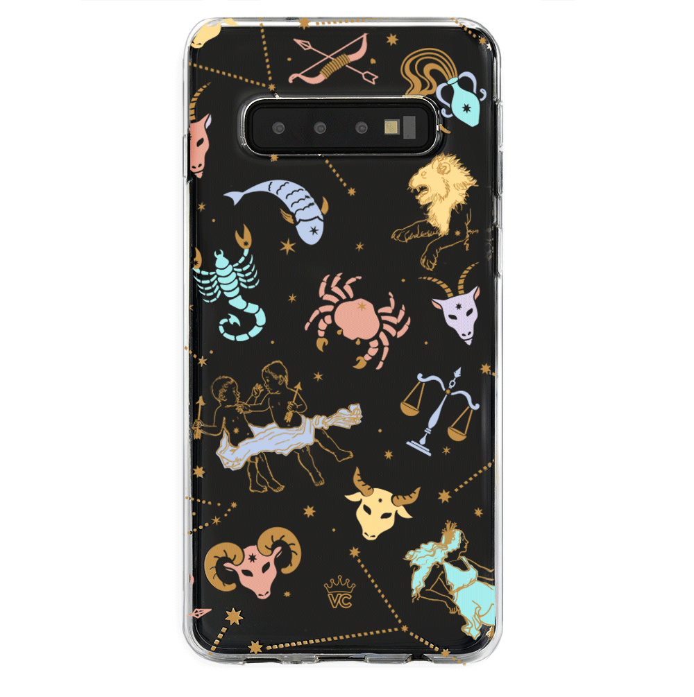 Zodiac Clear Protective Case for Samsung Galaxy - Stylish & Durable Phone Cover for Everyday Use & Travel