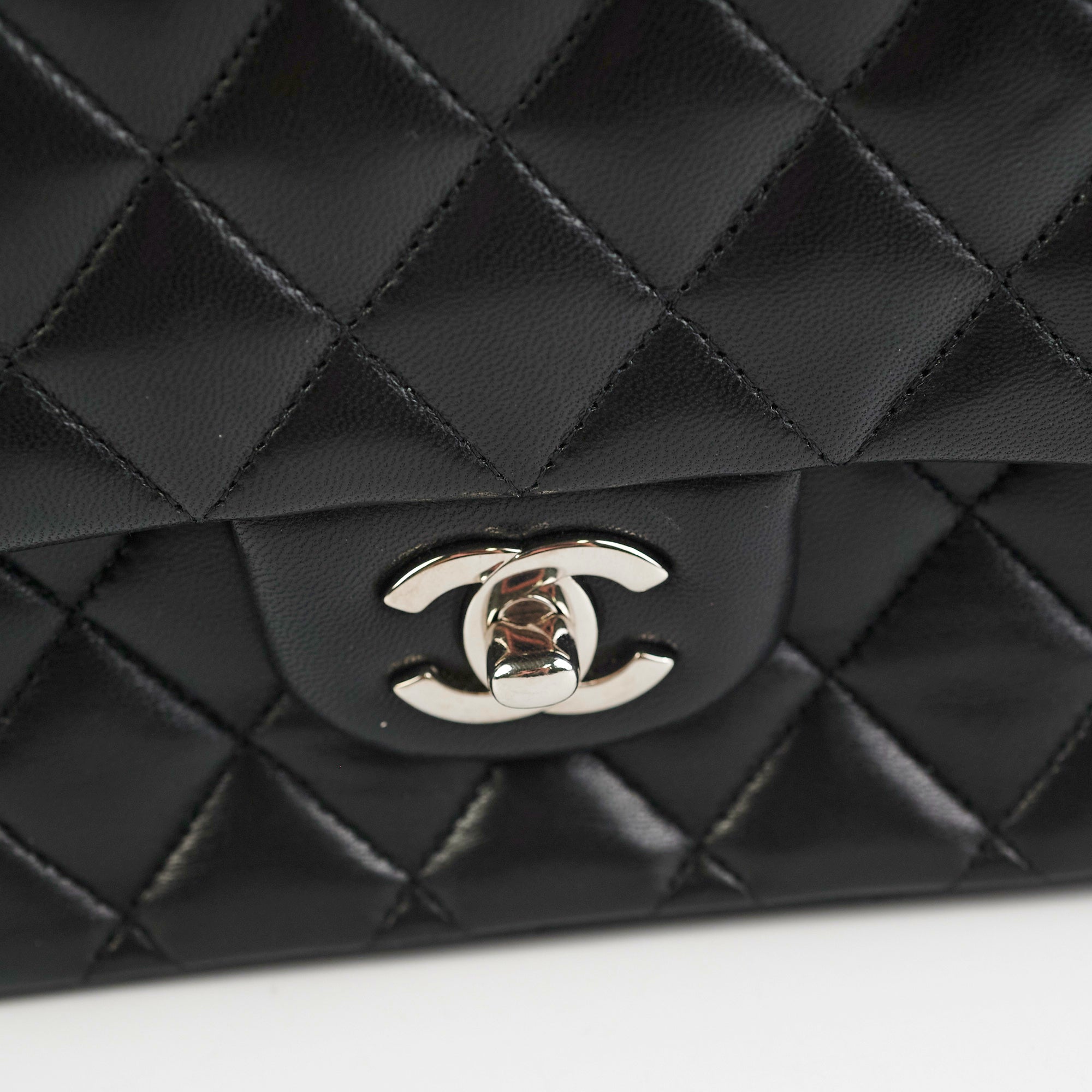 Chanel Medium/Large Classic Double Flap Bag in Black | Timeless Luxury Handbag for Women | Perfect for Work, Evening Events & Special Occasions