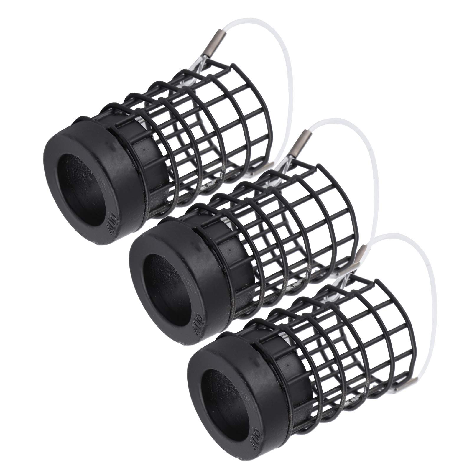 Portable Fishing Lure Cage - Durable Black Hollow Design for Sea & Lake Fishing - Perfect Gift for Anglers - Ideal for Saltwater & Freshwater Fishing Trips