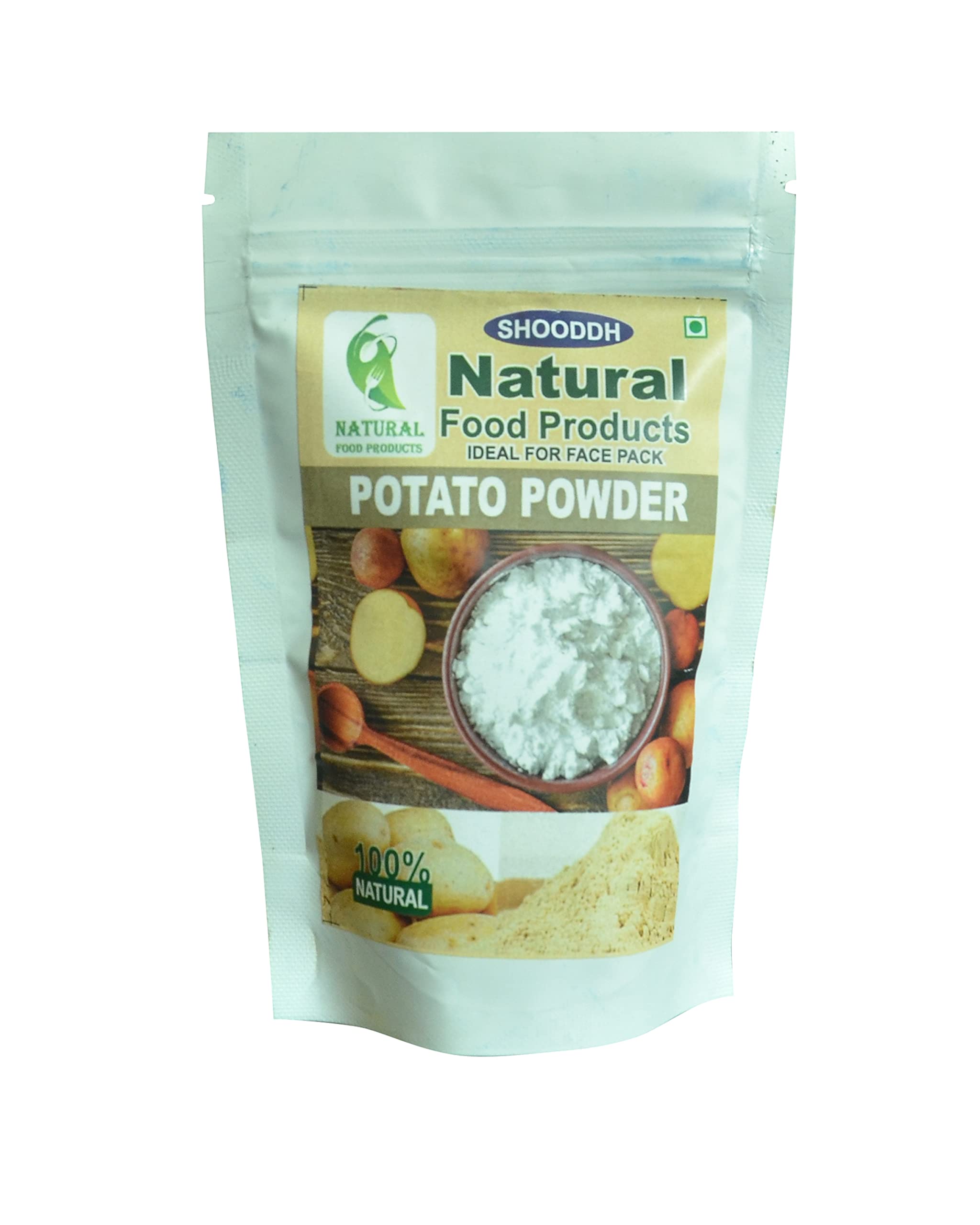 SHOODDH All Natural Potato Face Powder - 5 x 250g (Buy 3 Get 2 Free) | Organic Skin Brightening & Oil Control | Perfect for Daily Skincare & Makeup Base