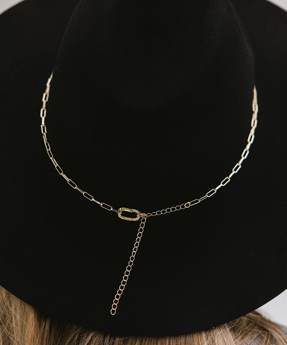 Stainless Steel Paperclip Chain Necklace for Women - Trendy Layered Jewelry for Everyday Wear & Gifts
