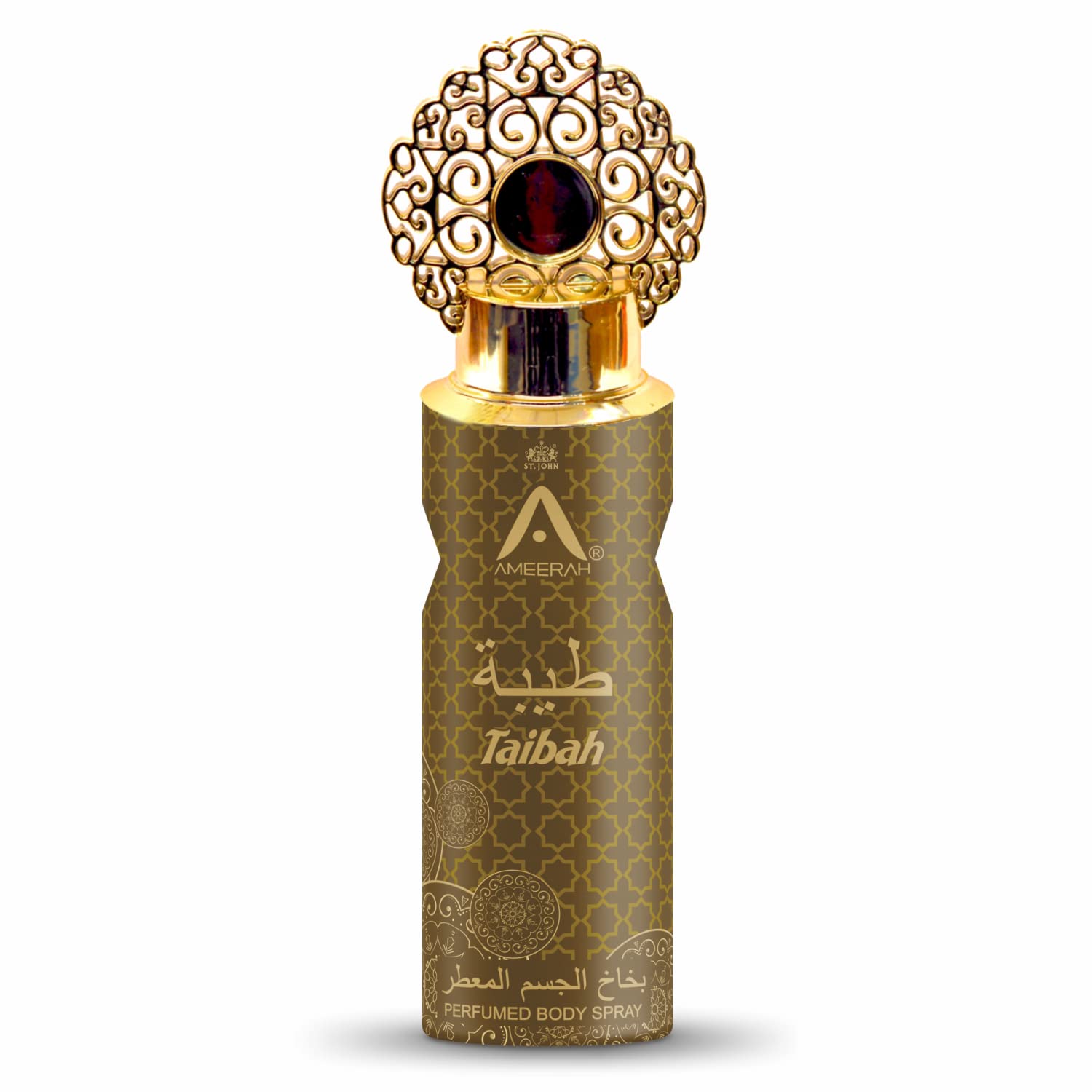 ST.JOHN Ameerah Taibah Long-Lasting Perfumed Deodorant Body Spray for Men & Women - 24 Hour Fragrance, 200ml - Perfect for Daily Use, Gym, Work & Special Occasions