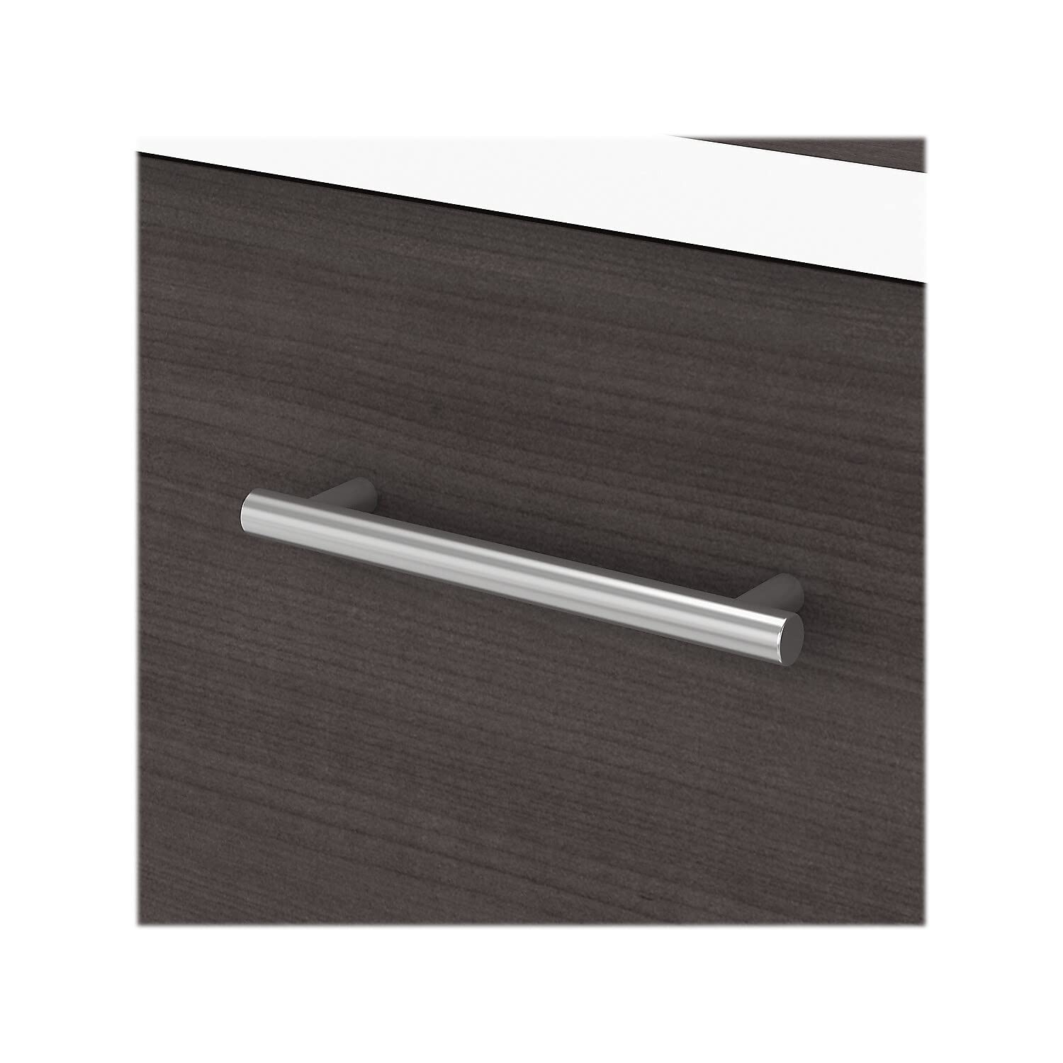 Bush Furniture 2 Drawer Lateral File Cabinet - Letter & Legal Size Document Storage for Home Office or Professional Workspace - Somerset Collection in White & Storm Gray - Perfect for Organizing Files, Contracts and Office Supplies
