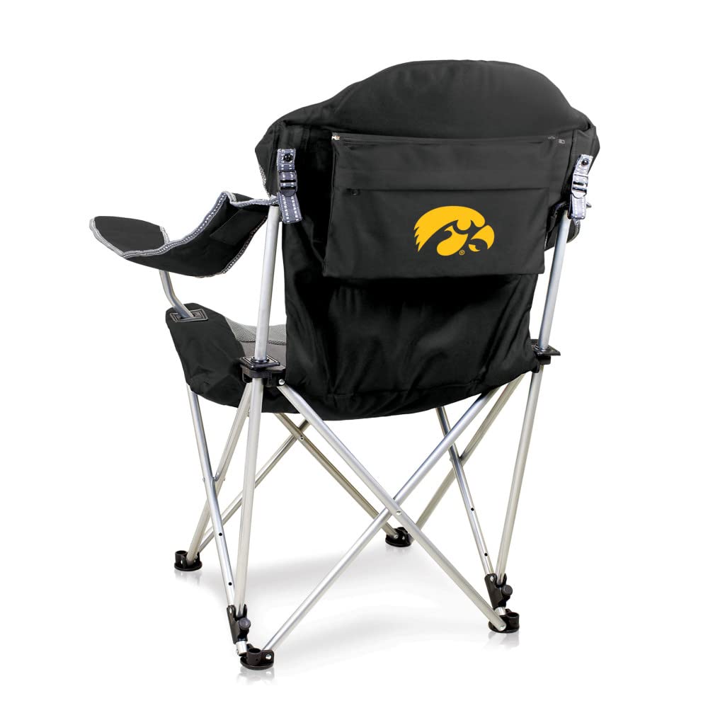PICNIC TIME NCAA Arkansas Razorbacks Folding Camp Chair - Portable Reclining Outdoor Chair for Adults with Carry Bag - Perfect for Camping, Beach, Tailgating & Sporting Events