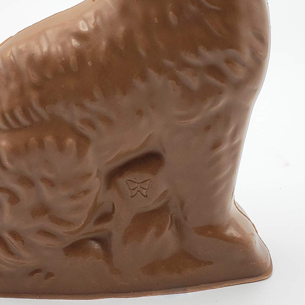 Olde Naples Chocolate Happy Easter Bunny - 1 LB Solid Milk Chocolate Rabbit Candy Gift (16 oz) | Easter Basket Stuffers, Party Favors & Holiday Treats