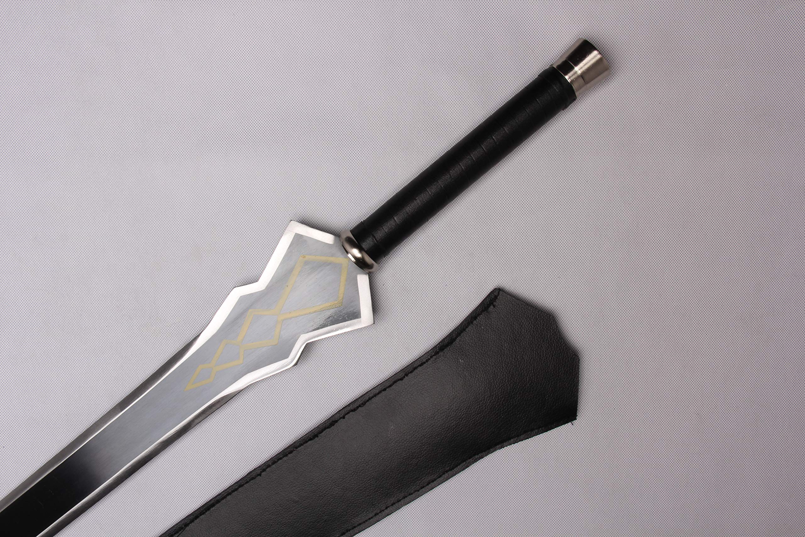 SAO Kirito & Asuna Cosplay Sword - Carbon Steel Anime Katana Replica | Sword Art Online Game Collectible for Cosplay, Display & Anime Enthusiasts