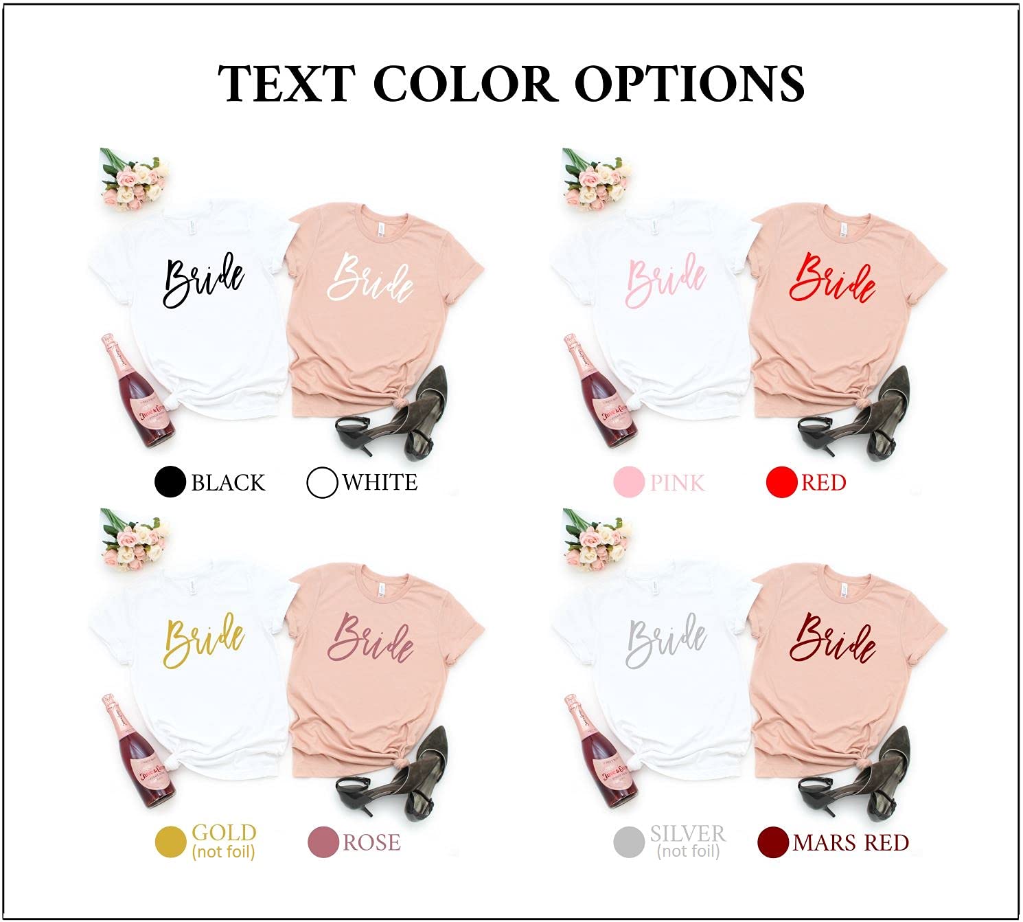 Flower Girl T-Shirt | Bachelorette Party Shirt | Bridesmaid Gift | Wedding Party Apparel - Perfect for Bridal Showers, Rehearsal Dinners & Girls' Night Out