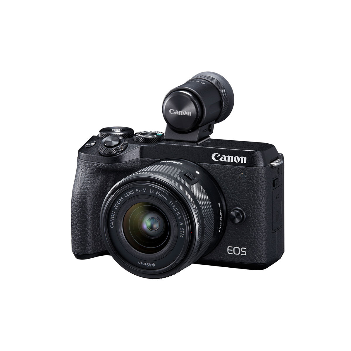 Canon EOS M6 Mark II Mirrorless Digital Camera with 15-45mm Lens Kit, 4K Video, 32.5MP APS-C Sensor, WiFi & Bluetooth - Perfect for Travel Photography, Vlogging & Content Creation (Black)
