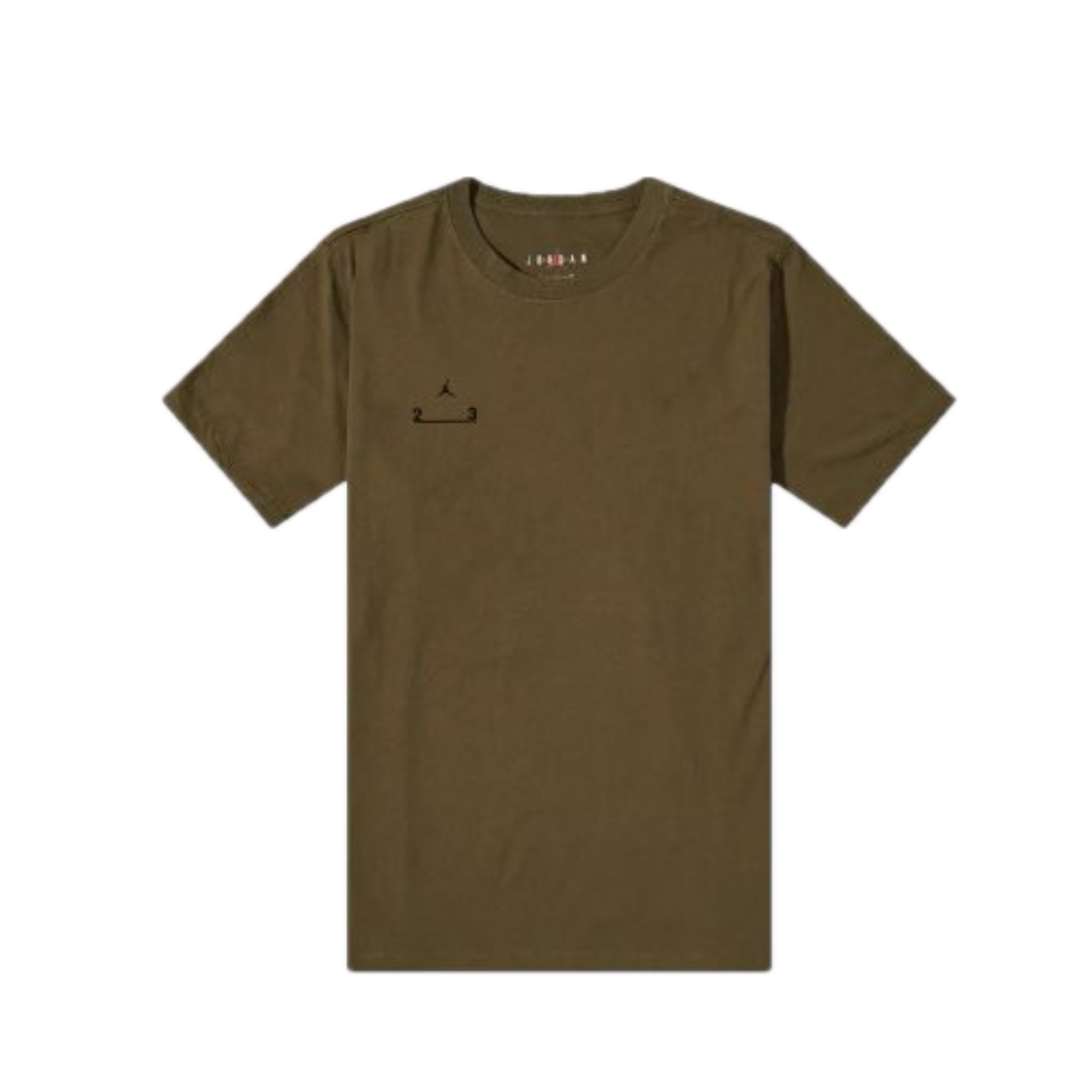 Air Jordan 23 Engineered Performance T-Shirt for Men - Olive Brown Color - Basketball Training & Casual Streetwear Outfit