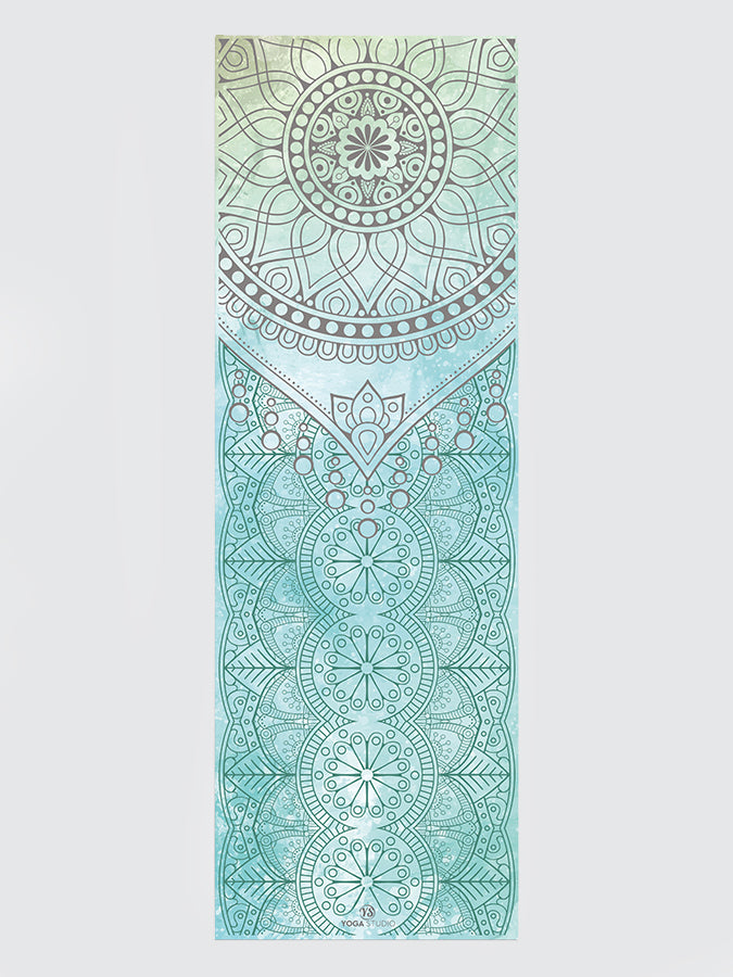 Eco-Friendly Vegan Suede Microfiber Yoga Mat 4mm - Non-Slip, Cushioned for Hot Yoga, Pilates & Home Workouts - Perfect for Beginners & Professionals