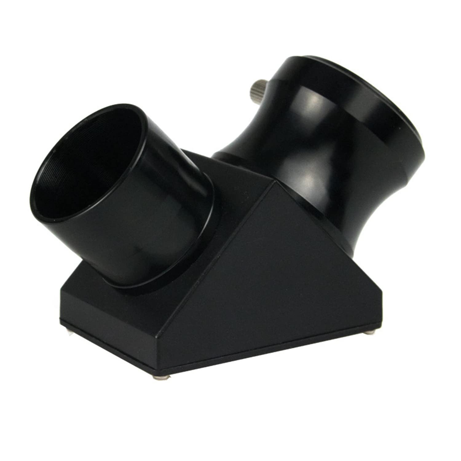90 Degree Zenith Mirror 1.25 Inch Telescope Diagonal Mirror - Fully Multi-Coated Optics for Astronomy - Black Telescope Accessory for Stargazing and Celestial Observation
