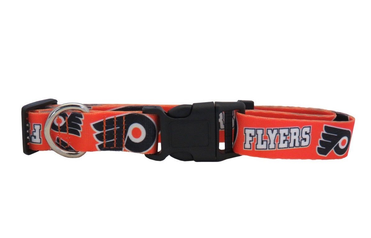 Official NHL Team Pet Collar - Durable & Adjustable Dog Collar for Hockey Fans - Perfect for Game Day, Walks & Team Spirit (Choose Your Team)