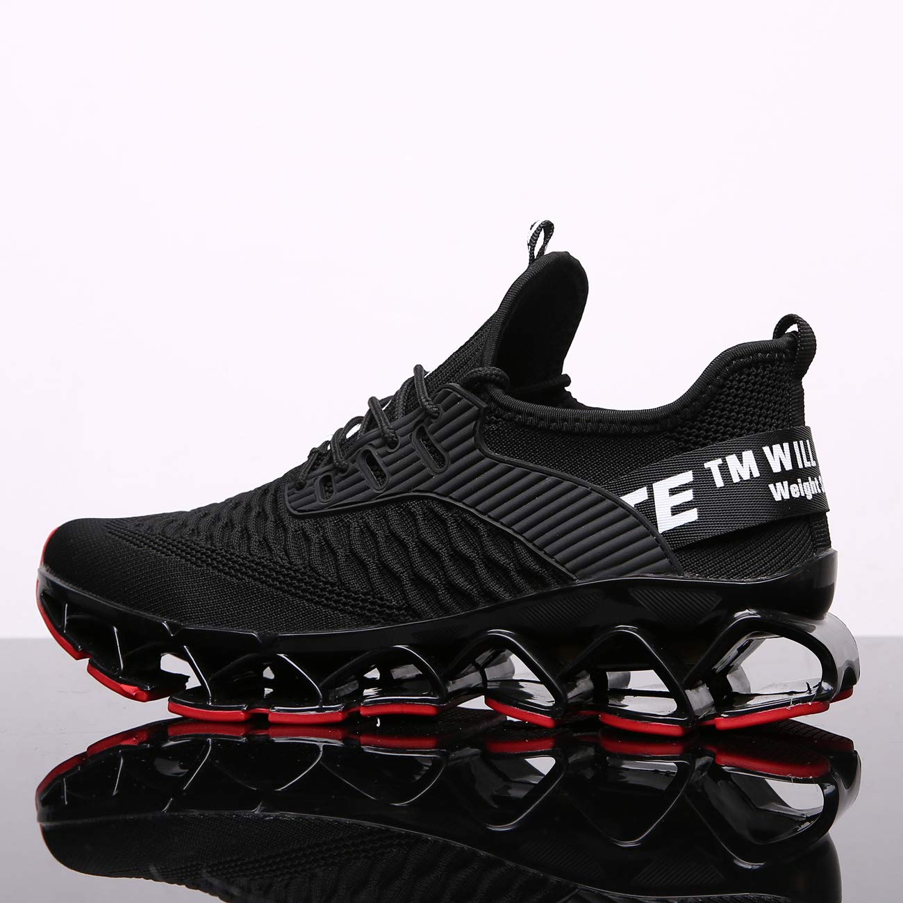 Men's Running Shoes - Non-Slip Blade Design Fashion Sneakers with Breathable Mesh & Soft Sole for Athletic Walking | Perfect for Jogging, Gym Workouts & Casual Wear