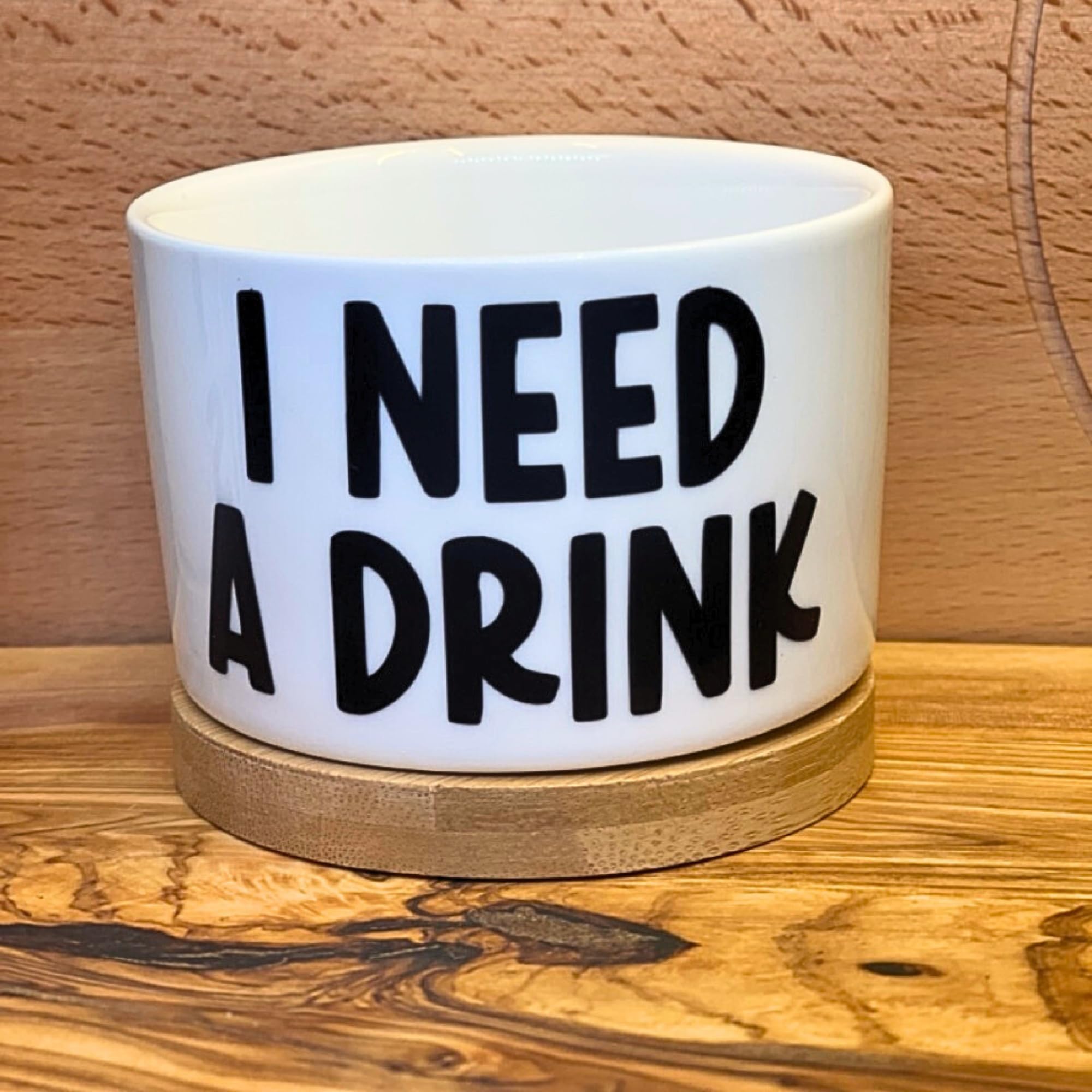 Stylish Ceramic Plant Pots with Inspirational Quotes - Small White Succulent, Cactus & Air Plant Pots - Perfect Unique Gift for Plant Lovers - Ideal for Home Decor, Office Desk & Indoor Gardening