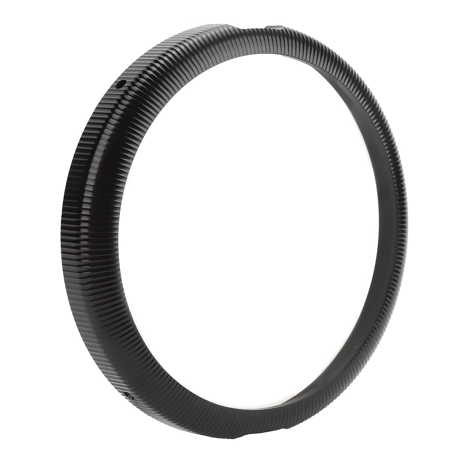 7in CNC Aluminum Alloy Motorcycle Headlight Trim Ring - Durable Headlamp Guard Visor Cover for Harley, Honda, Yamaha - Perfect for Night Riding & Off-Road Adventure Accessories