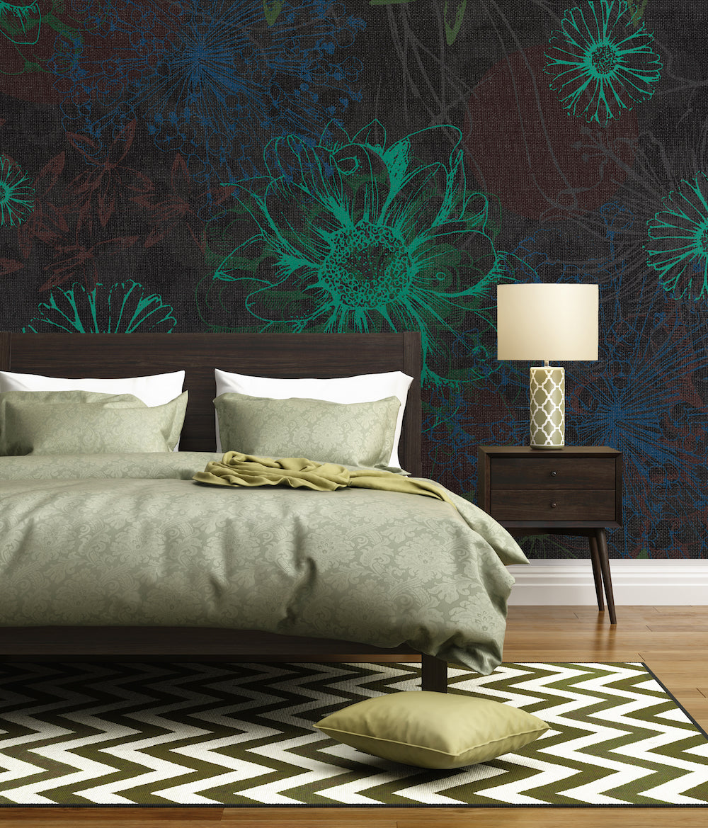 Atelier 47 Floral Wall Art - Handmade Flower Paintings for Home Decor | Perfect for Living Room, Bedroom & Office Decorations