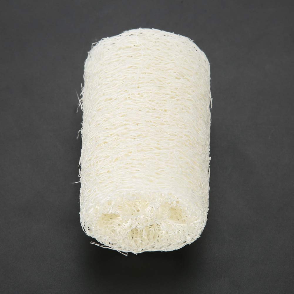 Natural Loofah Bath Sponge - Exfoliating Body Scrubber for Shower & Spa, Dead Skin Remover & Soap Holder, Multi-Purpose Kitchen Cleaning Scrubber (3inch, 6-Pack) - Perfect for Home, Travel & Gifts