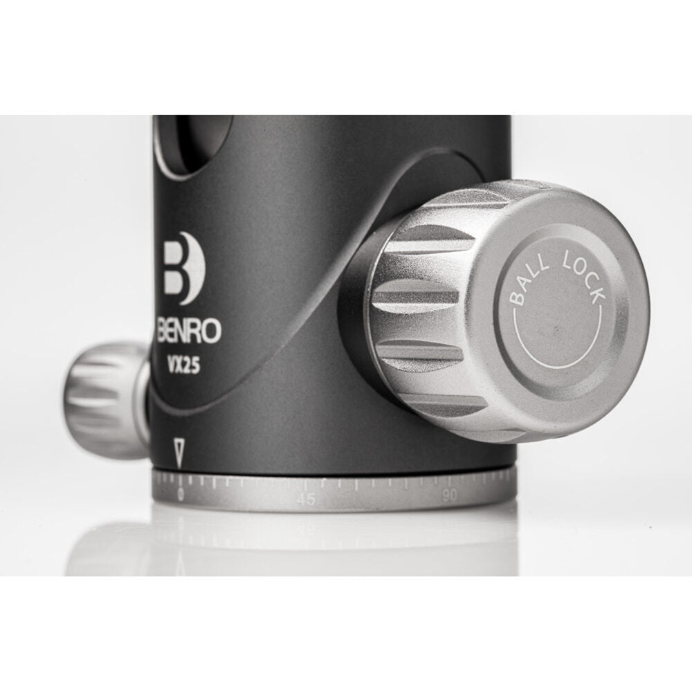 Benro VX25 Two Series Arca-Swiss Type Aluminum Ball Head - Professional Tripod Head for Photography, Videography & Outdoor Shooting