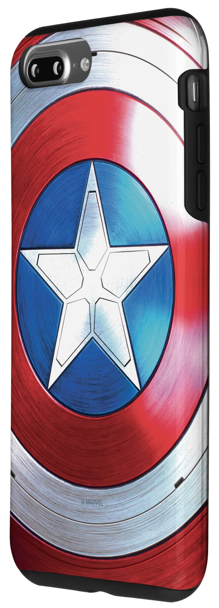 Premium Captain America Shield Phone Case for iPhone 7 Plus/8 Plus - Inspired by The Falcon and The Winter Soldier - Protective Cover for Marvel Fans & Superhero Enthusiasts - Perfect for Daily Use, Cosplay & Collectors