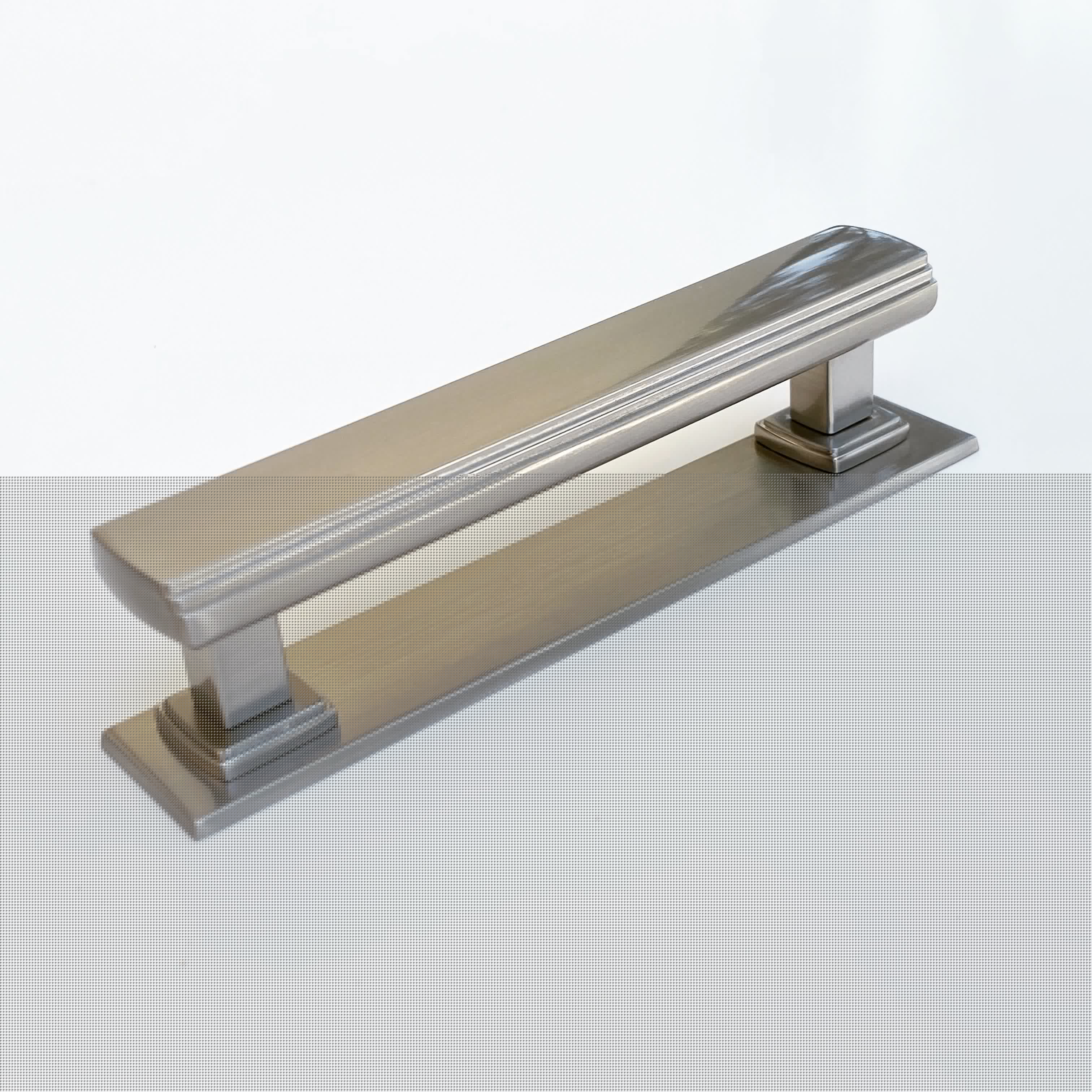 Vintage Satin Nickel Square 4