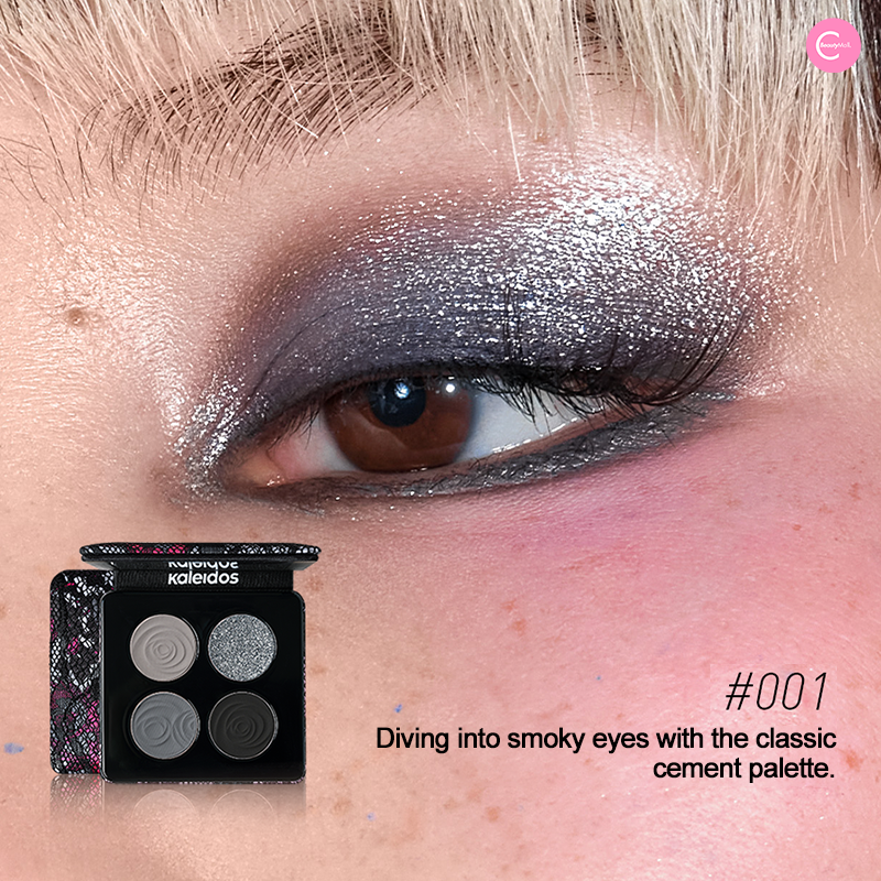 KALEIDOS Enigma Eyeshadow Palette - 12 Highly Pigmented Matte & Shimmer Shades for Stunning Eye Looks | Perfect for Everyday Wear, Party Makeup & Professional Artists