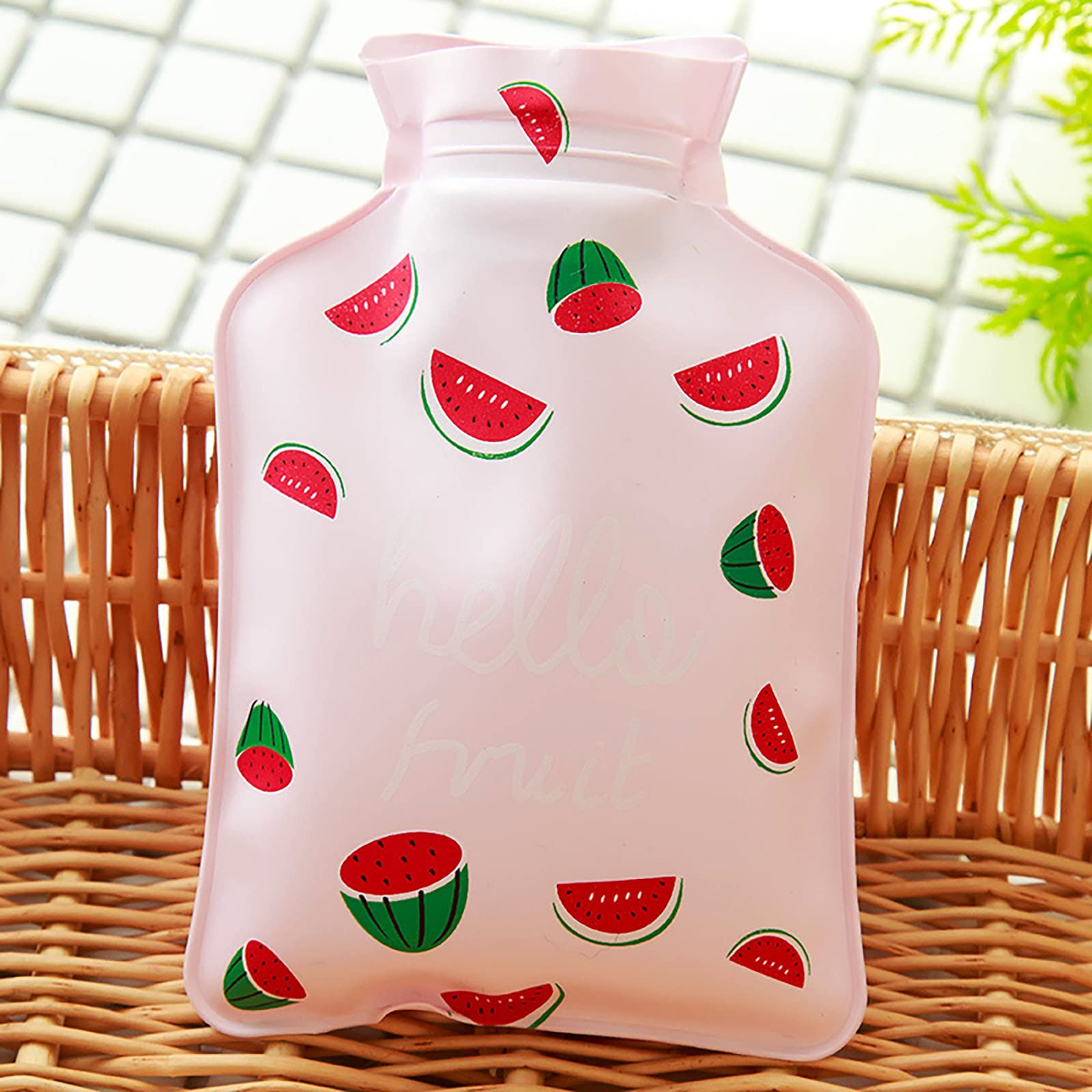 SOOMLON Hot Water Bottle with Soft Cover - PVC Hand Warmer for Pain Relief, Heating & Ice Therapy - Portable Hot Water Bag for Neck, Shoulder, Back & Hand Pain - Perfect for Winter Warmth, Menstrual Cramps & Muscle Relaxation
