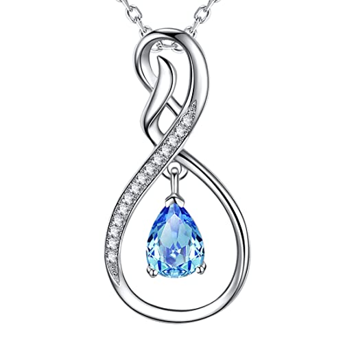 N December - Blue Topaz Necklace