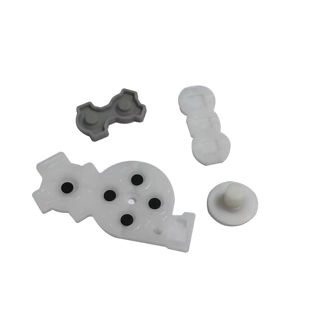 VANJUNN Wii Controller Button Replacement Conductive Rubber Pads - Compatible with Wii Game Controller (Gray) - Fix Unresponsive Buttons for Smoother Gaming Experience
