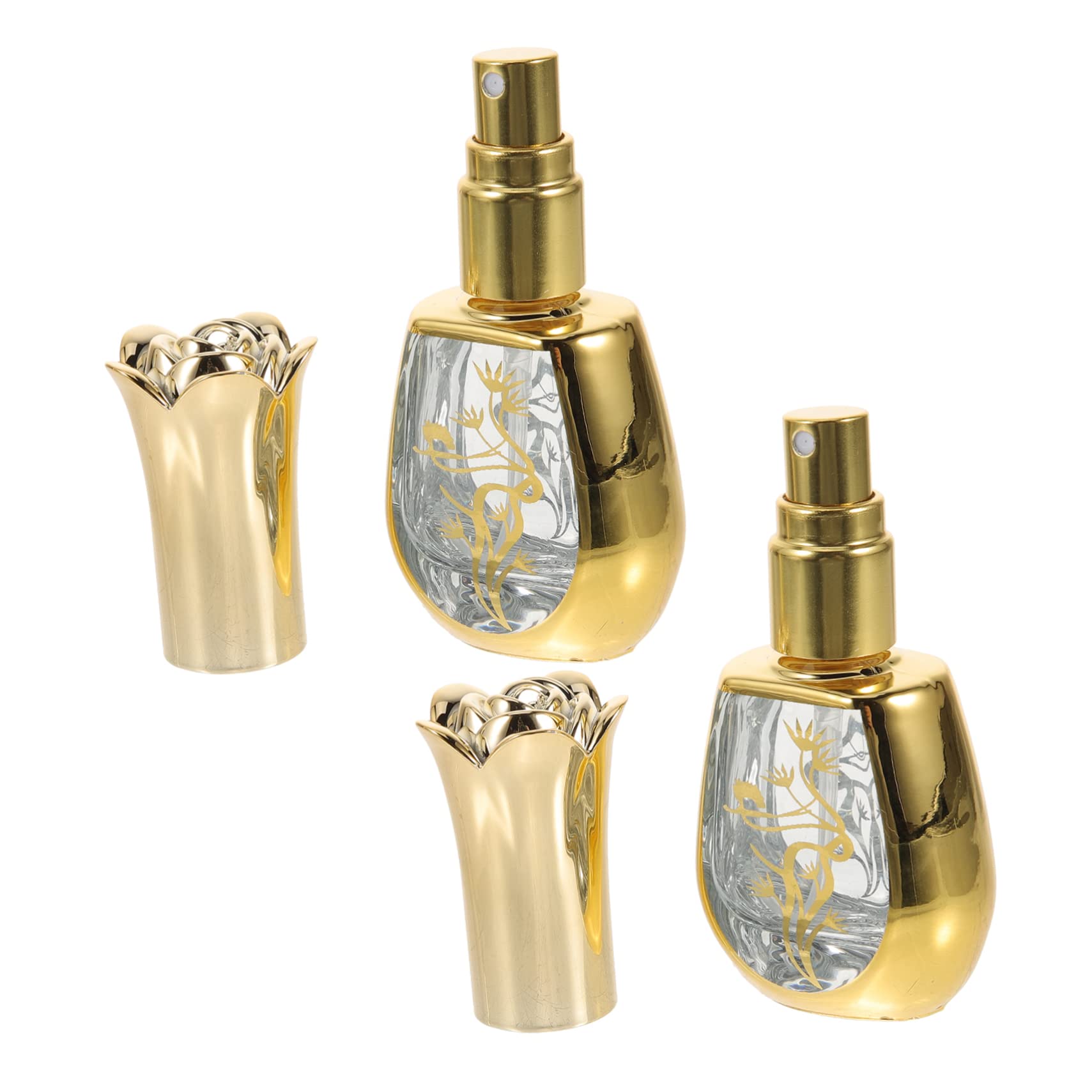 POPETPOP Portable 8-Piece Travel Perfume Bottle Set - Refillable Cosmetic Spray Containers for Mini Perfumes & Terrariums | Perfect for On-the-Go, Gym, Travel & Daily Use
