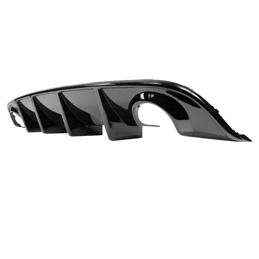 FREEMOTOR802 Gloss Black Rear Diffuser for 2015-2023 Dodge Charger SRT | OE Style Lower Lip Spoiler & Valance Panel | Enhances Aerodynamics & Sporty Look for Street Racing & Car Shows