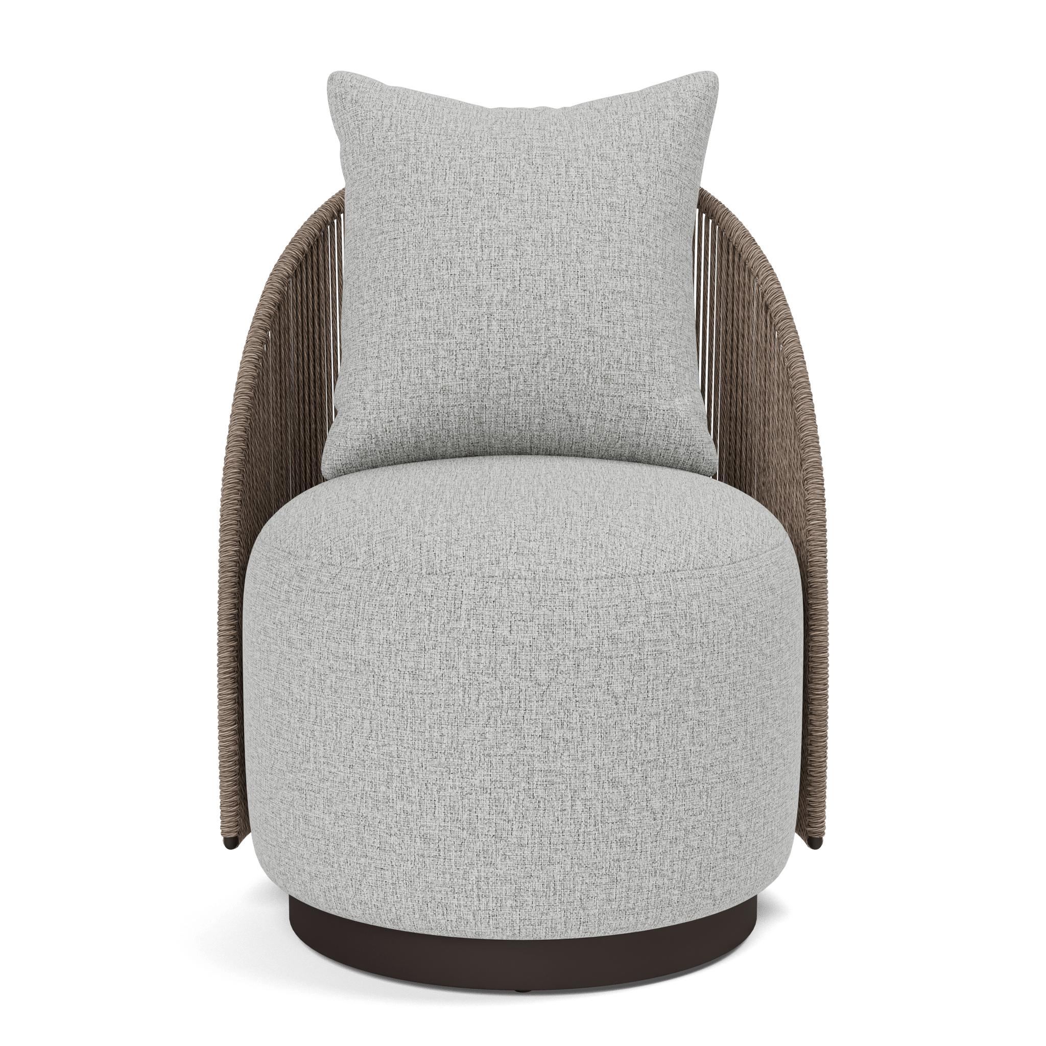 Milan Swivel Dining Chair - Modern Upholstered Kitchen Counter Stool with 360° Rotation - Perfect for Dining Room, Kitchen Island, Bar & Breakfast Nook