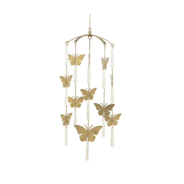 Butterfly Ceiling Hanging Decor for Baby & Kids Room - Crane Parker - Nursery Wall Art, Children's Bedroom Decoration - Perfect for Birthday Parties, Baby Showers & Playroom Decor