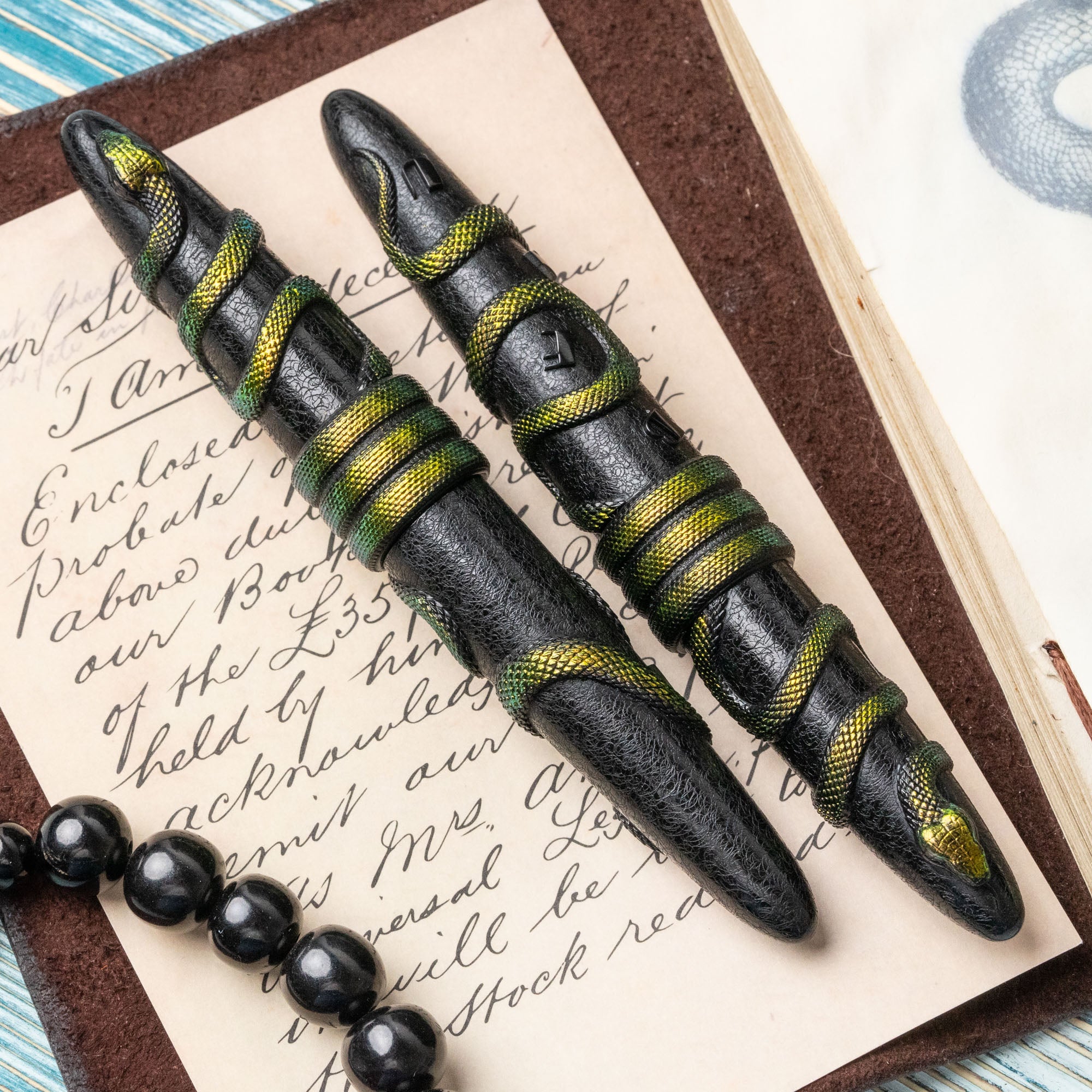 Benu Viper Fountain Pen - Premium Bamboo Design with Smooth Writing Nib for Calligraphy, Journaling & Office Use