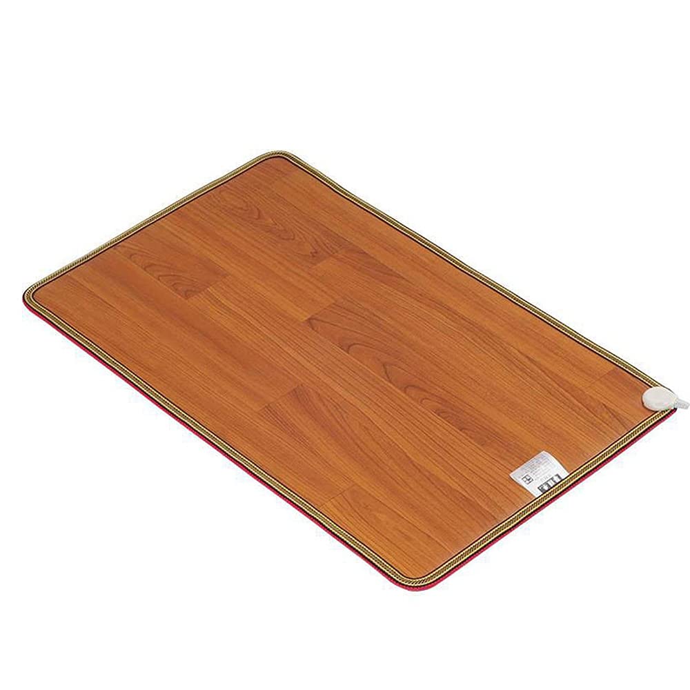 JHshop Electric Heated Foot Warmer Mat - Carbon Crystal Heating Pad for Under Desk, Office & Home Use - Keep Toes Warm in Winter - Perfect for Work, Gaming & Relaxation