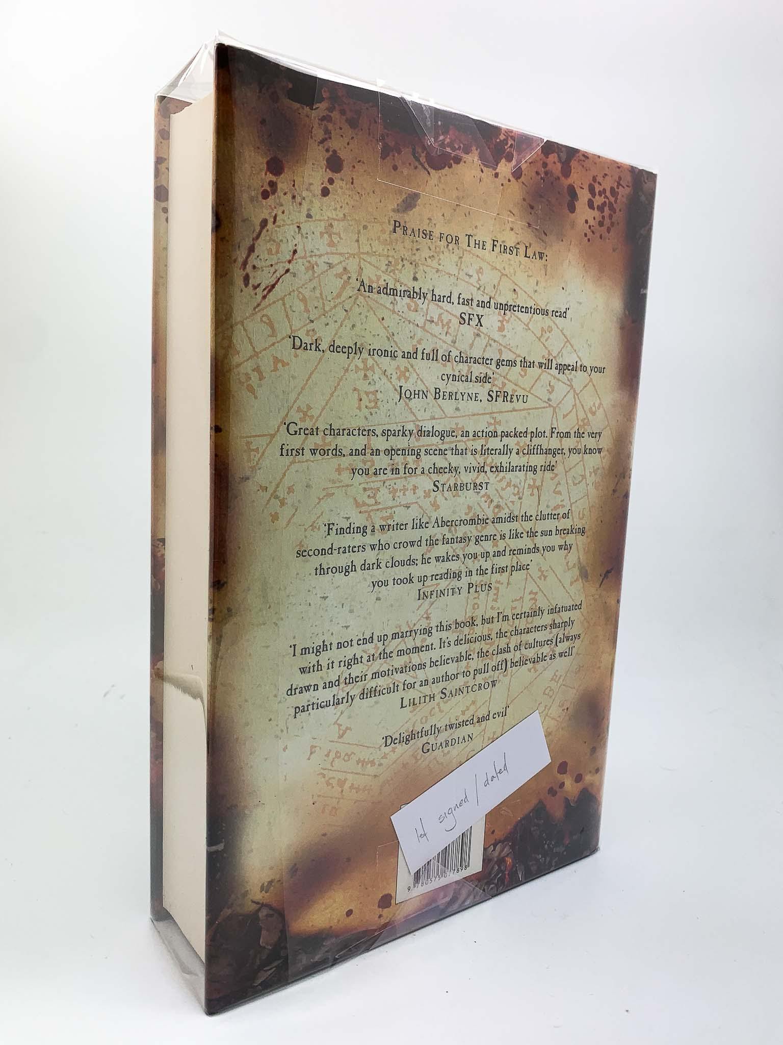 Abercrombie & Fitch Joe Last Argument of Kings Signed Hardcover - Fantasy Novel for Collectors & Book Lovers | Perfect for Gifts & Home Library Displays