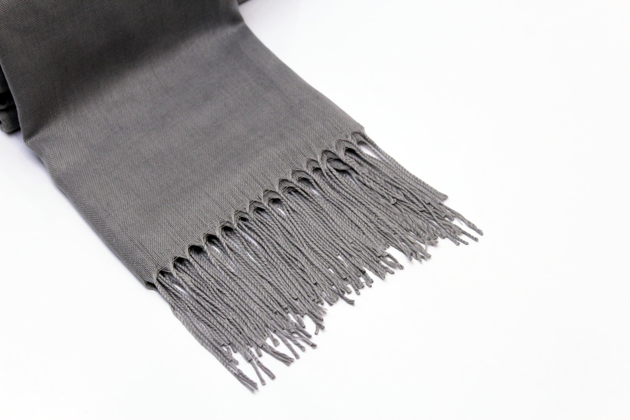 25 Pcs Soft Pashmina Shawl for Women - Personalized Luxury Scarf for Evening Dresses, Weddings & Bridesmaid Gifts (Gray) | Perfect for Wedding Favors, Guest Gifts & Special Occasions
