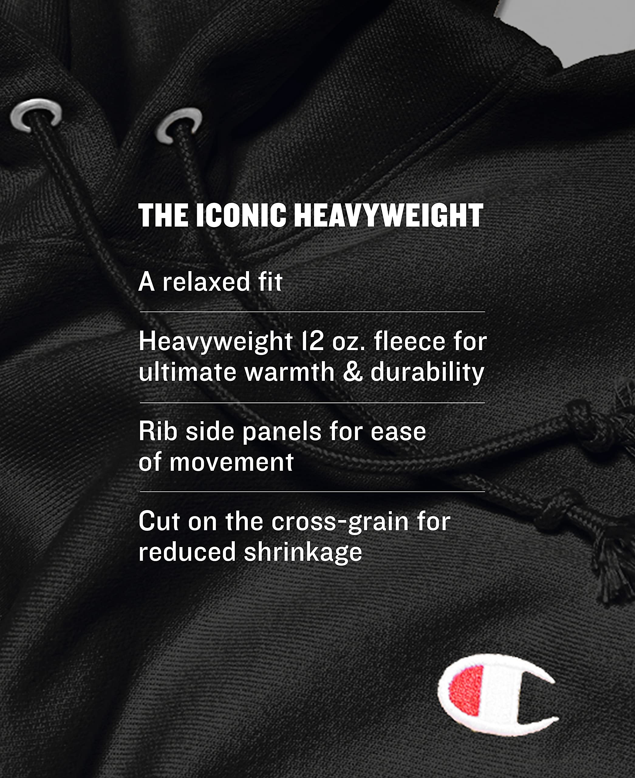 Champion Men's Reverse Weave Fleece Joggers - Heavyweight Cotton Sweatpants with 30.5