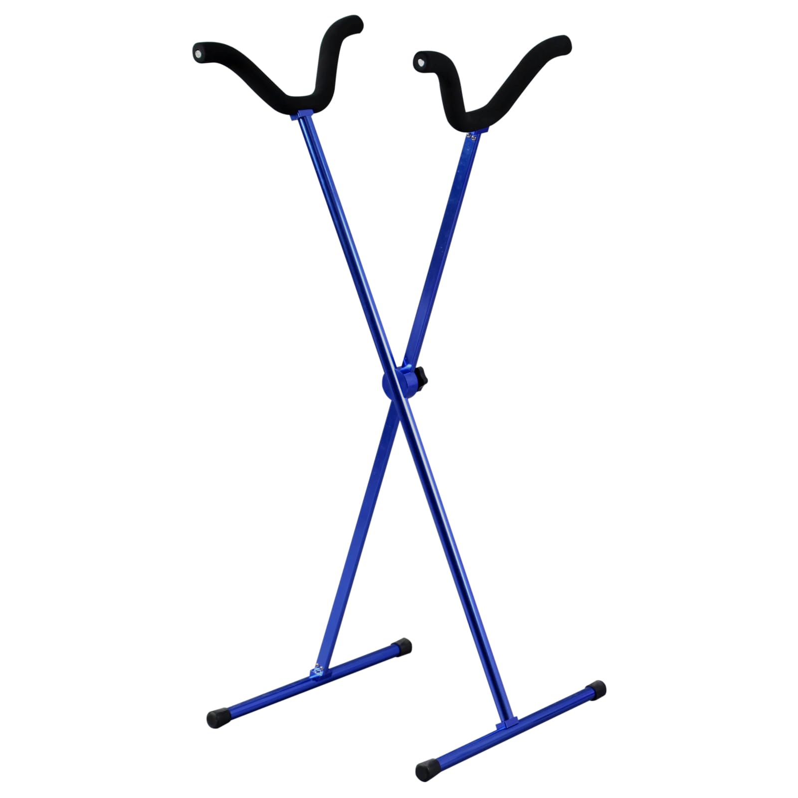 FMS RC Airplane Stand V2 - Model Airplane Display Holder & Work Stand for RC Planes (Blue) - Perfect for RC Hobbyists, Repair & Maintenance, and Airplane Storage