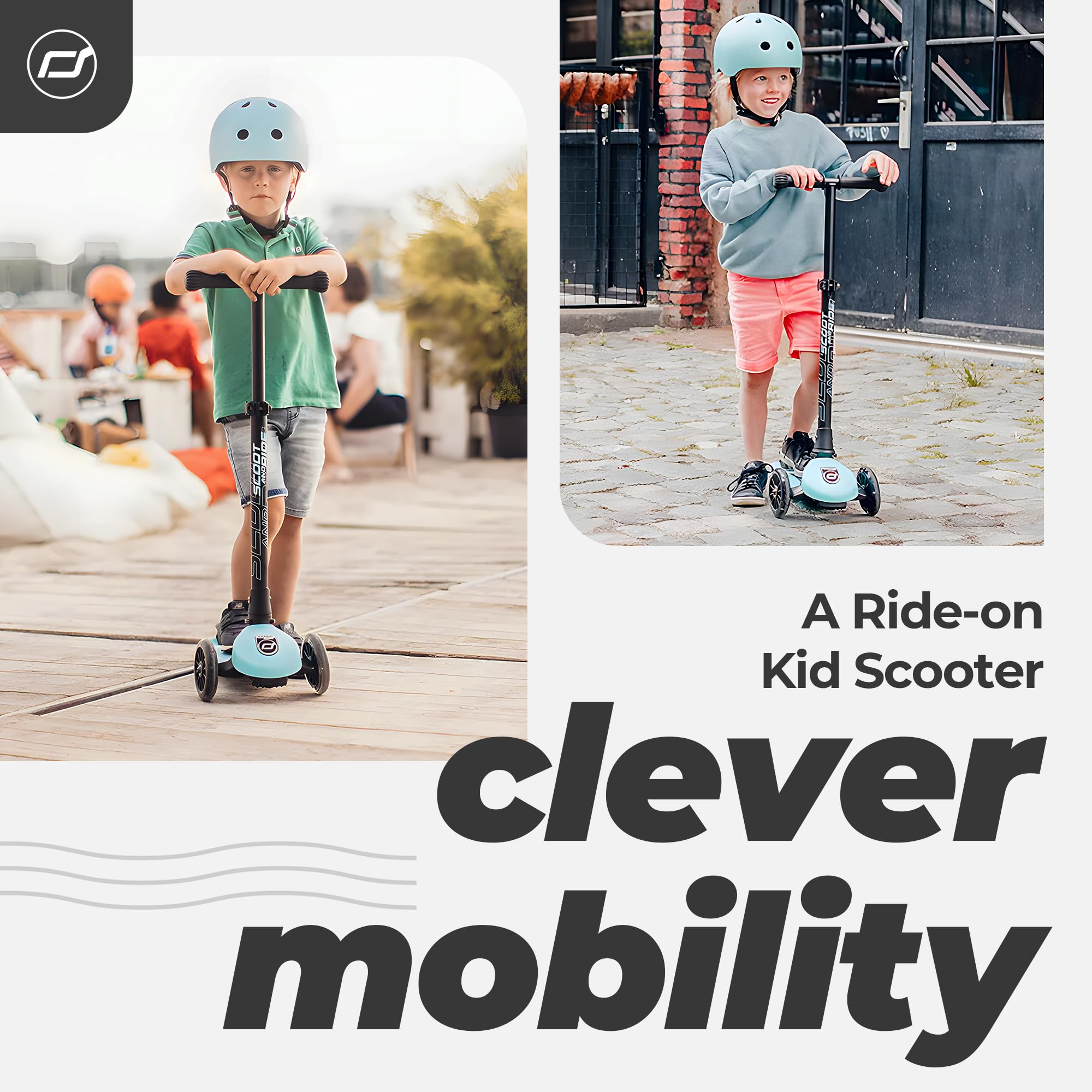 **Best Toddler Push Scooter - 3-in-1 Stand-Up Ride-On Scooter for Kids Ages 1-5 | Foldable & Adjustable | Indoor & Outdoor Play, Park, Backyard Fun**