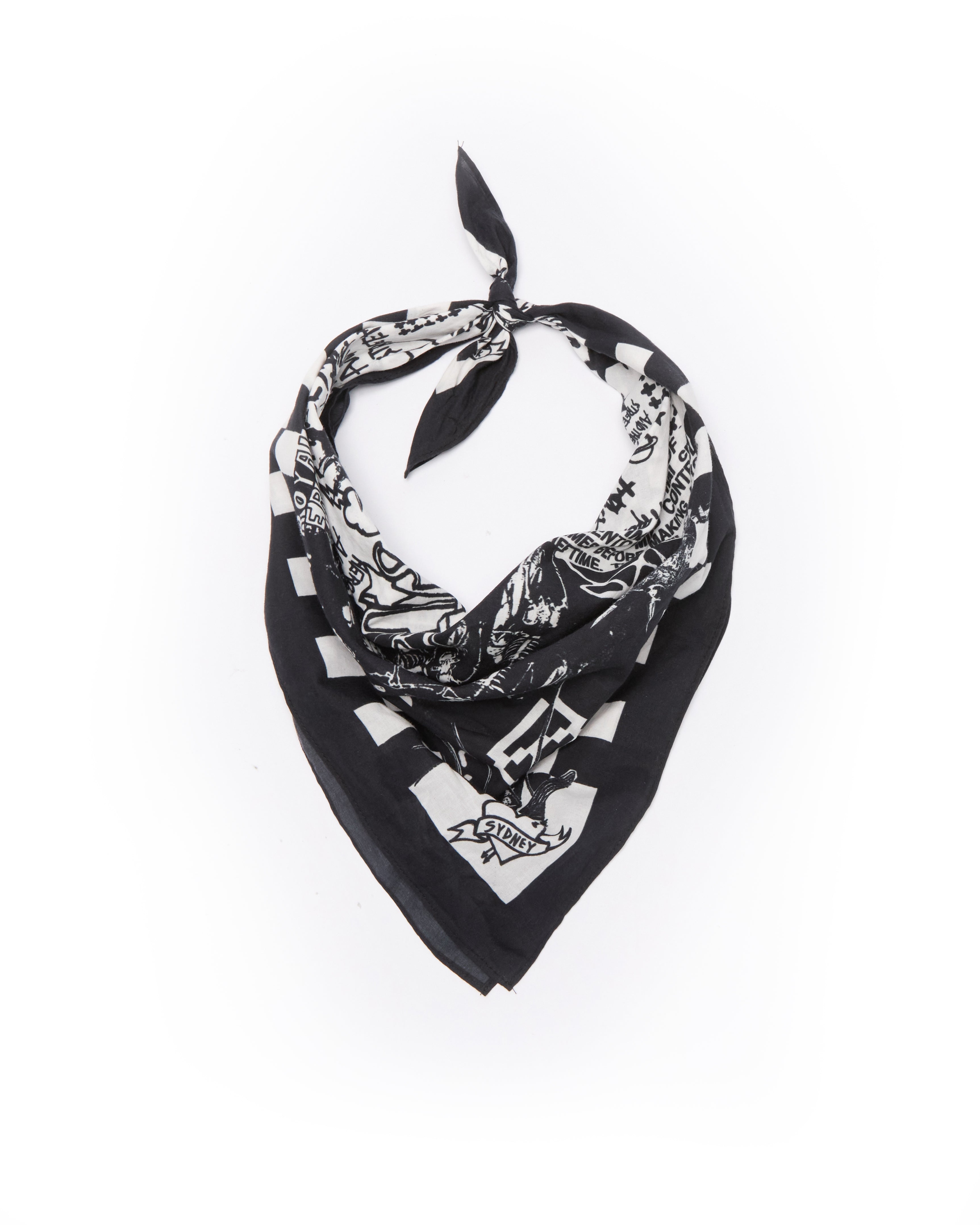 Death Machine Bandana - Black Skull Print Bandana for Men & Women | Motorcycle, Biker, Outdoor & Festival Fashion Accessory
