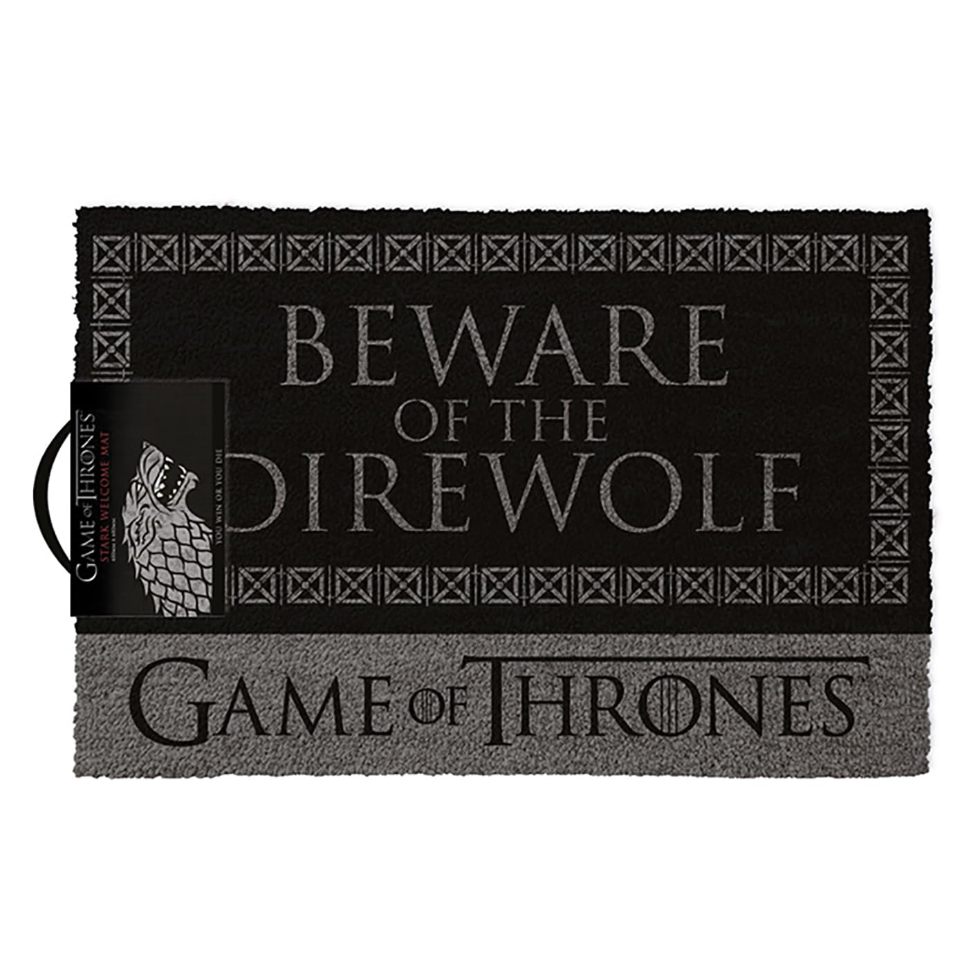 Beware Of The Direwolf - Game of Thrones Collectible Figurine for Fans & Decor | Perfect for GOT Merchandise Displays, Home Decor, and Gift Giving