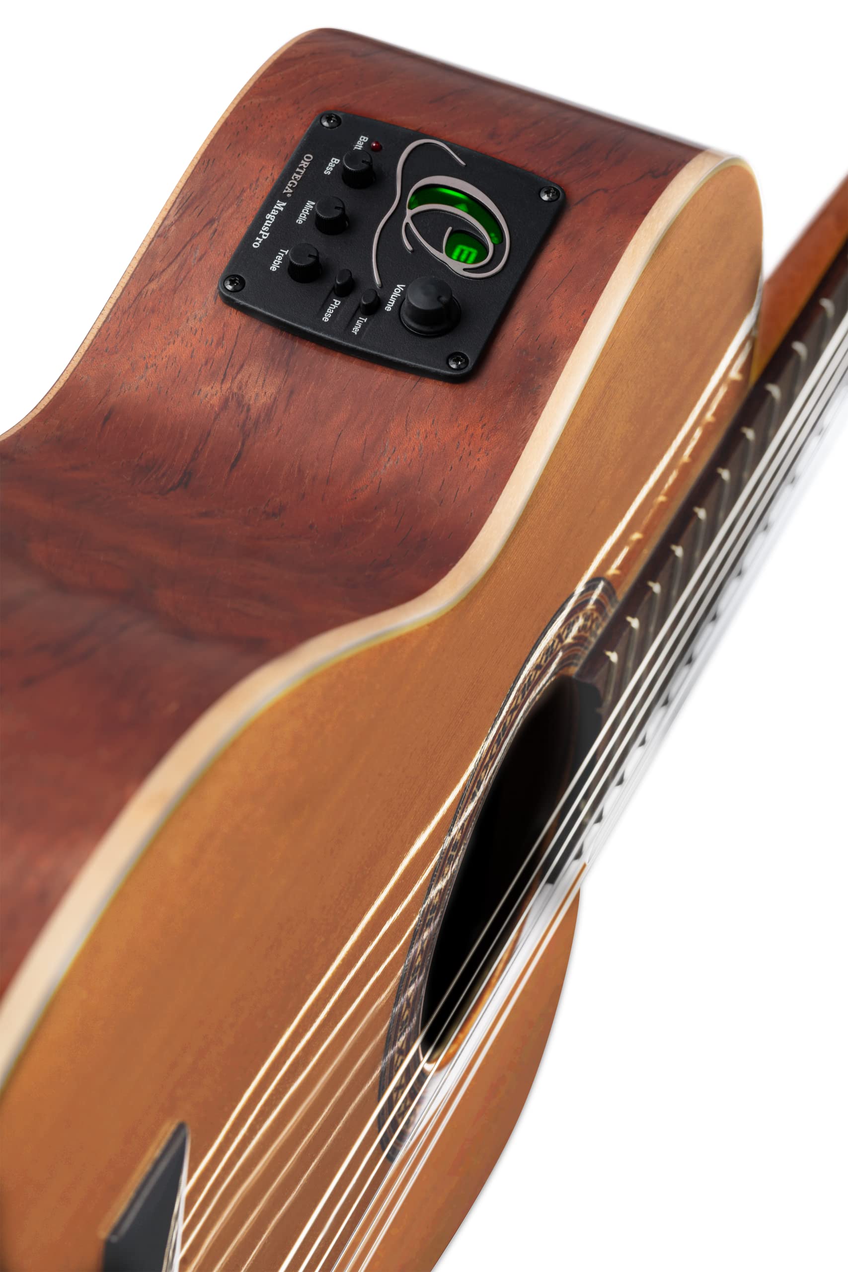 Ortega 6-String Nylon Acoustic Guitar - Perfect for Beginners, Classical & Flamenco Music Practice, Home Studio & Live Performances