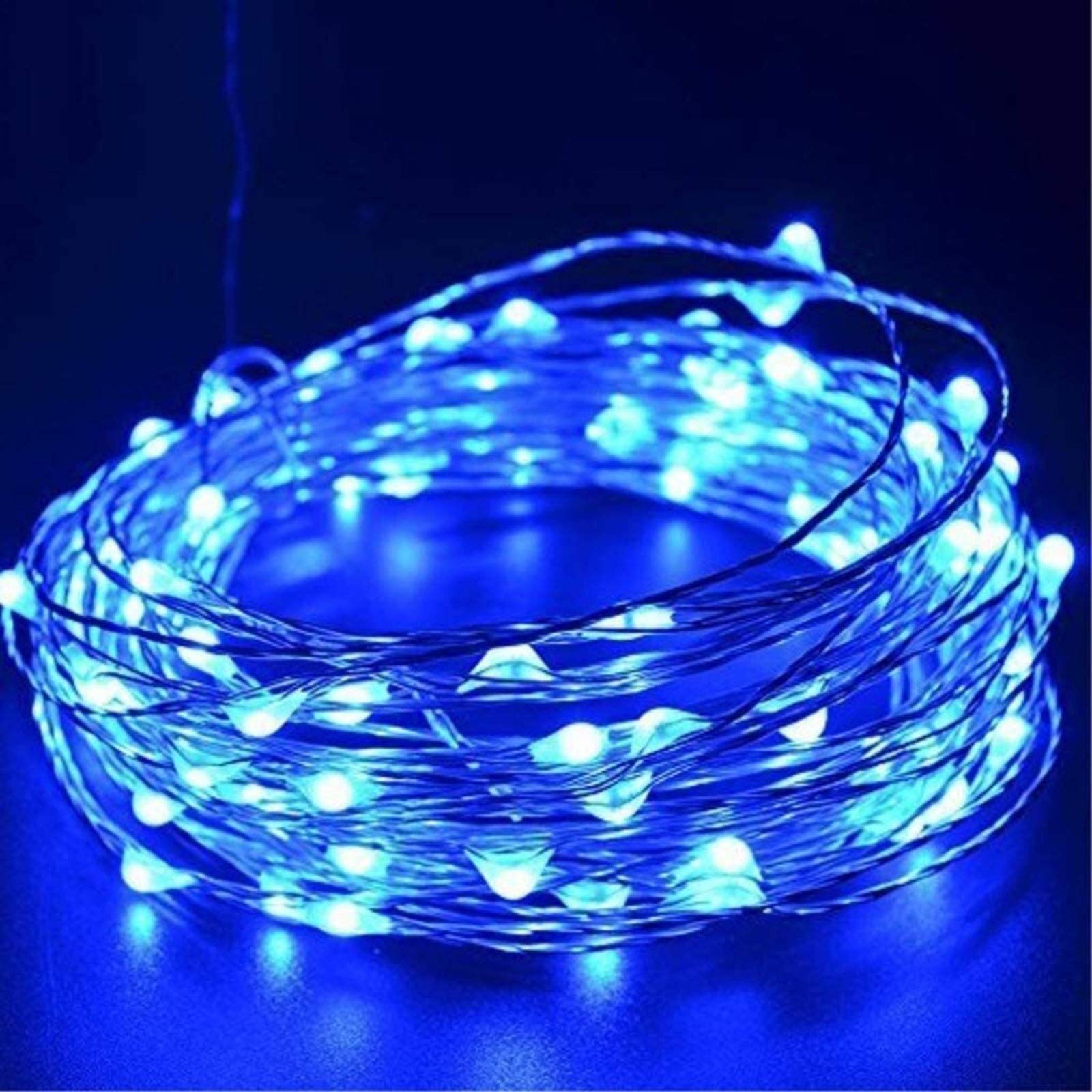 ZSMPY Fairy Lights LED String Lights - 20 to 100 LEDs, 2m to 10m Battery Operated - Waterproof Outdoor Garden Lights for Trees, Patio, Fence, Wedding, Party, Christmas & Halloween Decorations (3m-30 LEDs) - Perfect for Backyard, Bedroom, and Holiday Lighting