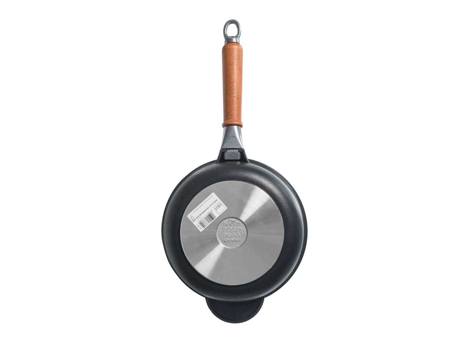 Non-Stick Frying Pan 20cm with Stone Wood Handle - H&H Black Skillet for Sauteing, Frying & Cooking - Perfect for Home Kitchen & Restaurant Use
